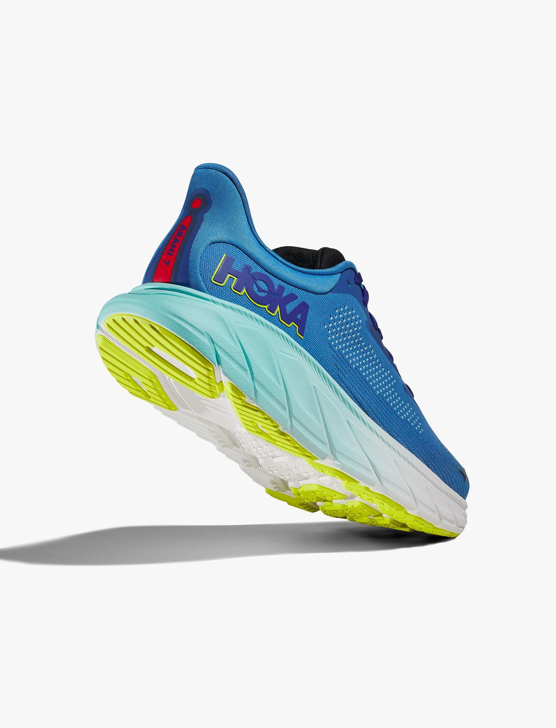 HOKA Arahi Wide 7 - נעלי ספורט גברים הוקה ארהי 7 רחבות בצבע כחול/סגלגל - Image 3