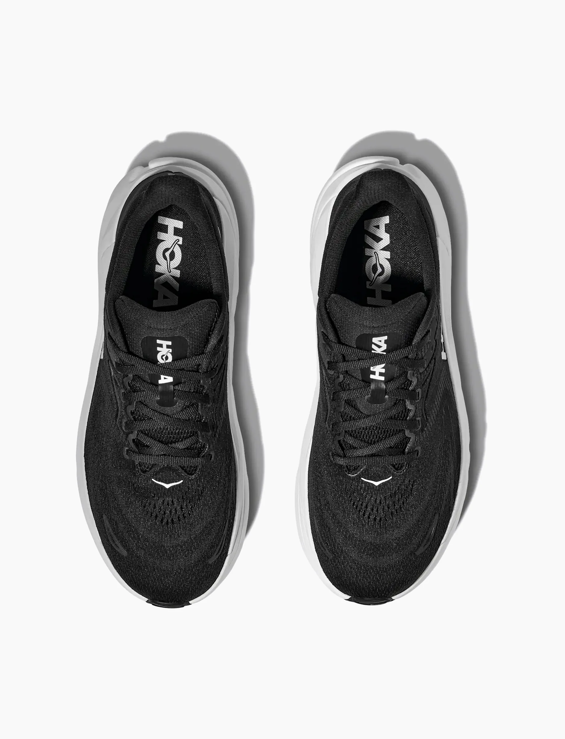HOKA Arahi Wide 8 - נעלי ספורט גברים הוקה ארהי 8 רחבות בצבע שחור/לבן - Image 4