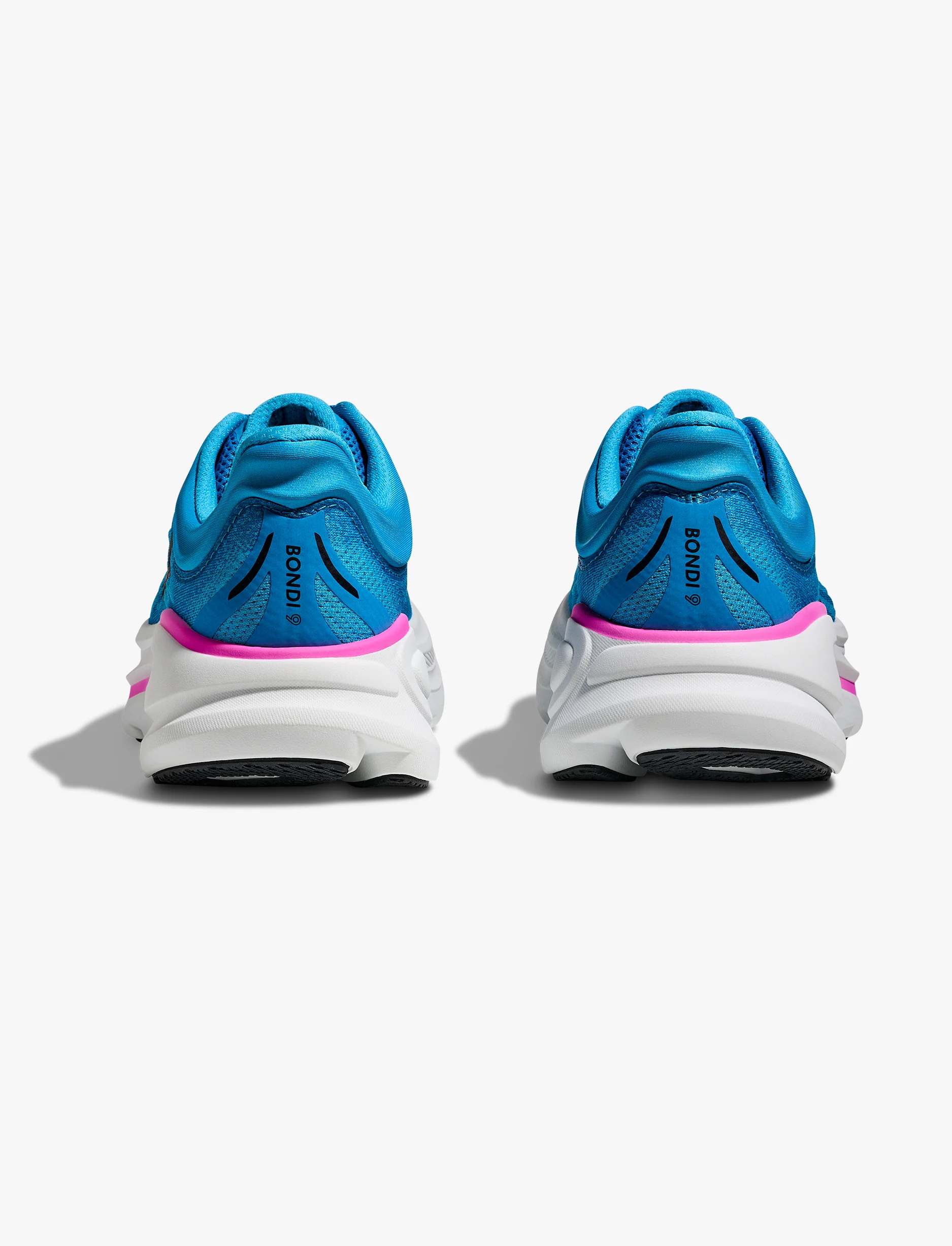 HOKA BONDI 9 - נעלי ספורט לאישה בונדי 9 בצבע כחול סקיי/נאון פוקסי - Image 5