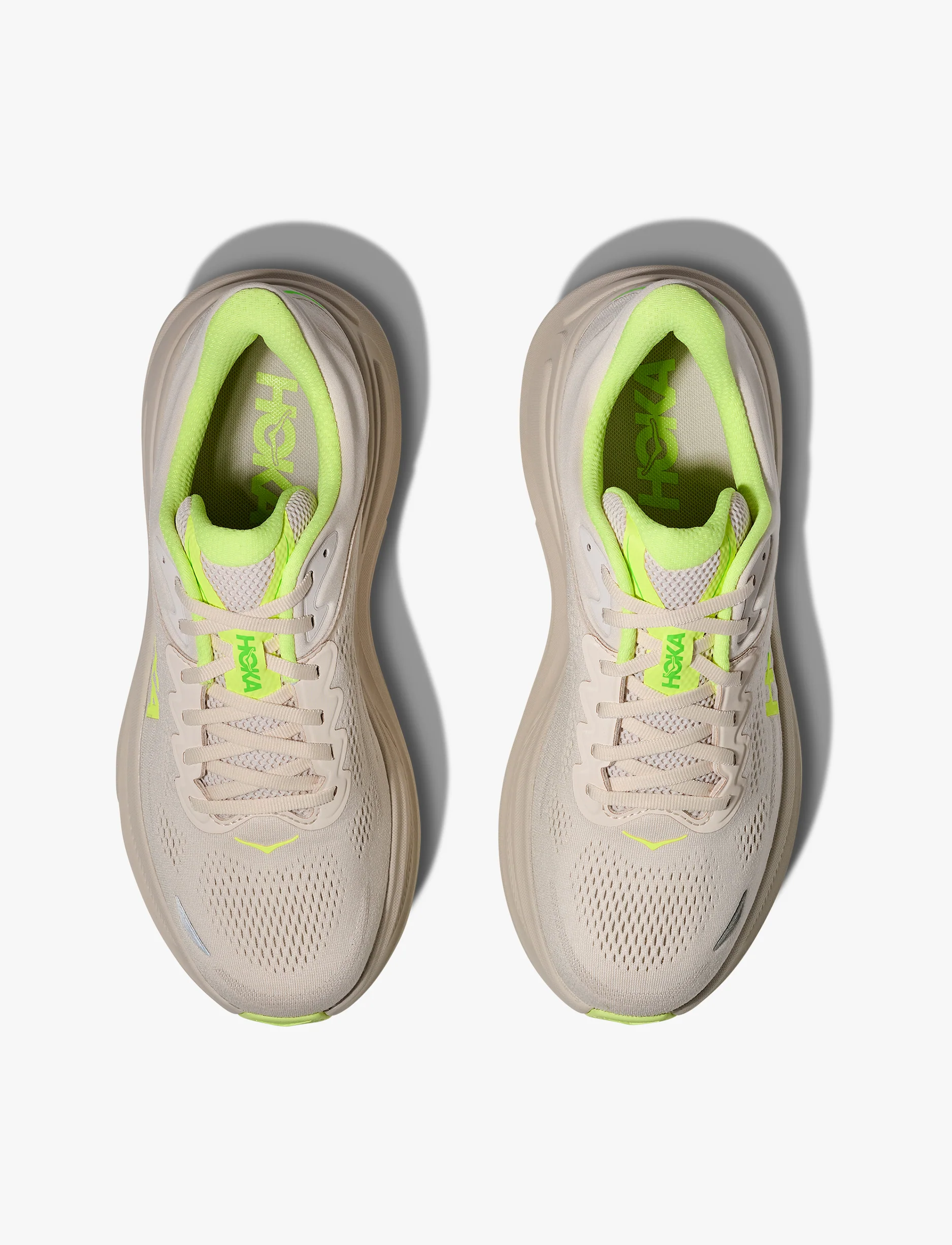 HOKA BONDI 9 - נעלי ספורט לגבר בונדי 9 בצבע גרוט/ניאון יוזו - Image 4