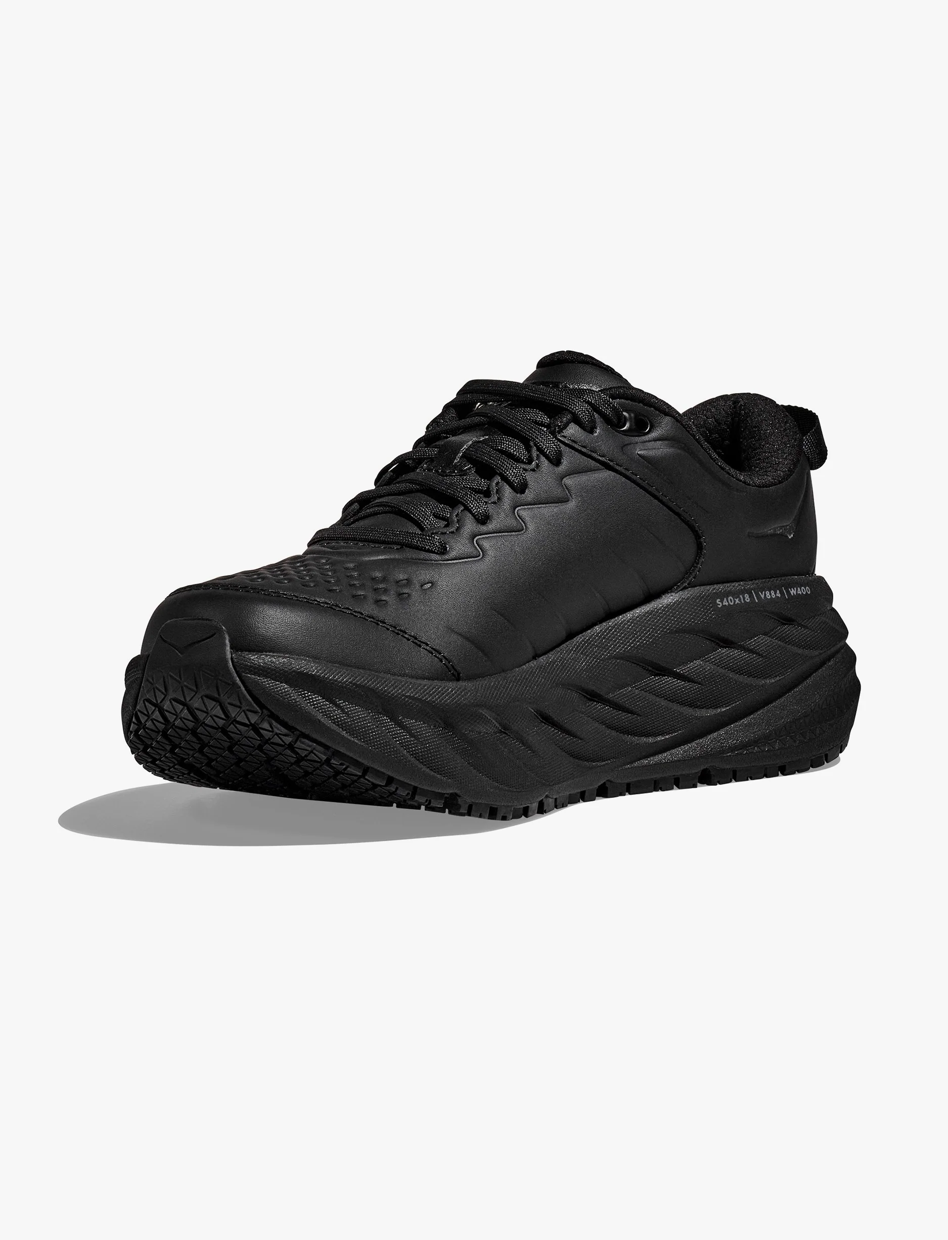 Hoka Bondi SR Wide - נעלי ספורט נשים הוקה בונדי אס-אר רחבות בצבע שחור/שחור - Image 6