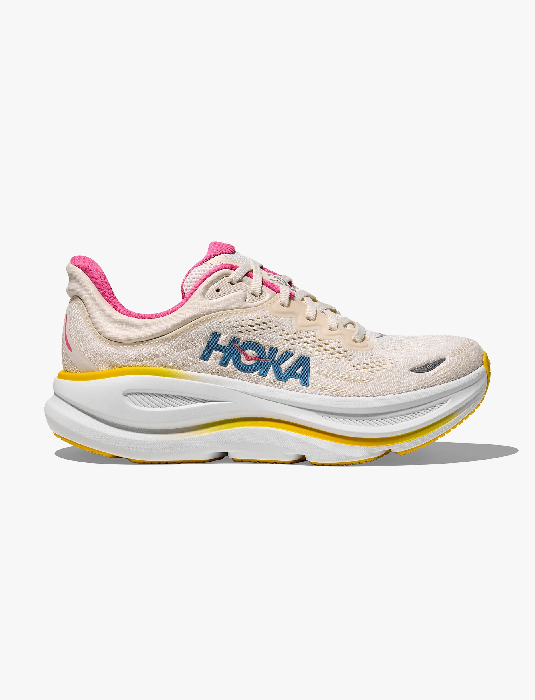 HOKA BONDI WIDE 9 - נעלי ספורט לנשים בונדי 9 רחבות בצבע אלבסטר/ליבנה - Image 2