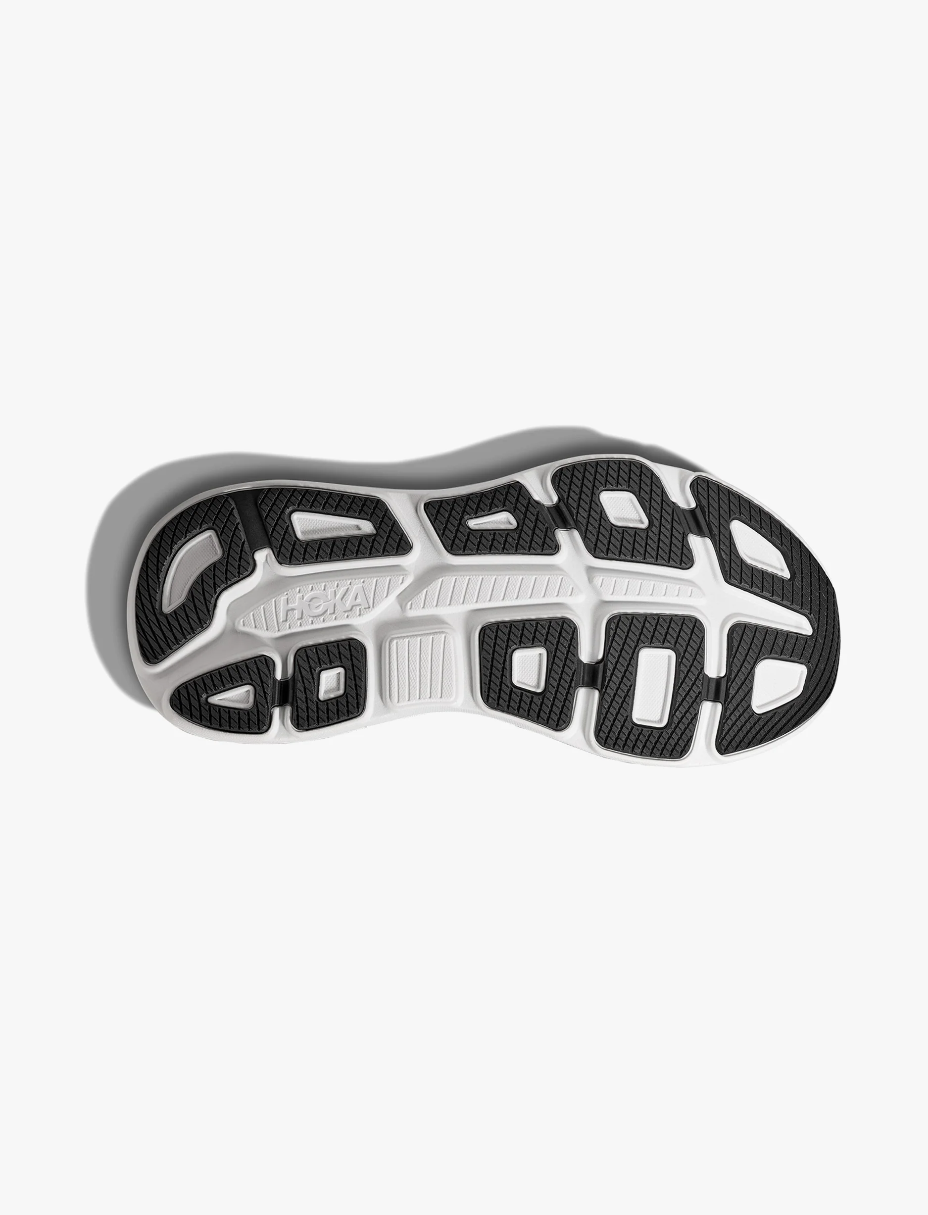 HOKA BONDI WIDE 9 - נעלי ספורט גברים בונדי 9 רחבות בצבע שחור/לבן - Image 8