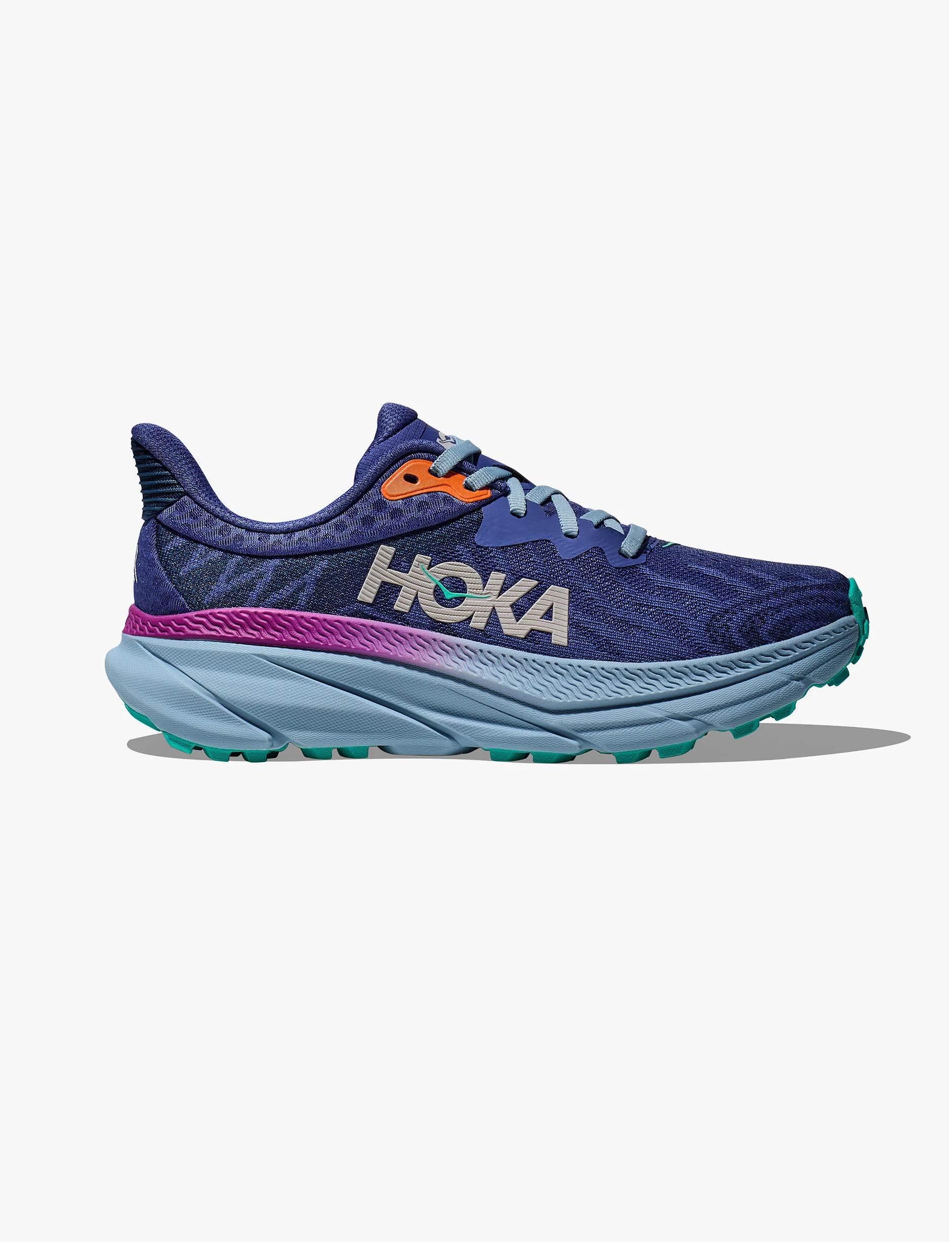HOKA Challenger 7 - נעלי ספורט נשים הוקה צלנג'ר 7 בצבע כחול/ירקרק - Image 2