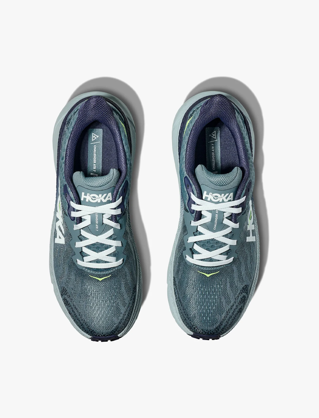 HOKA Challenger WIDE 7 - נעלי ספורט גברים הוקה צלנג'ר 7 רחבות בצבע ערפל הרים/טורקיז - Image 3
