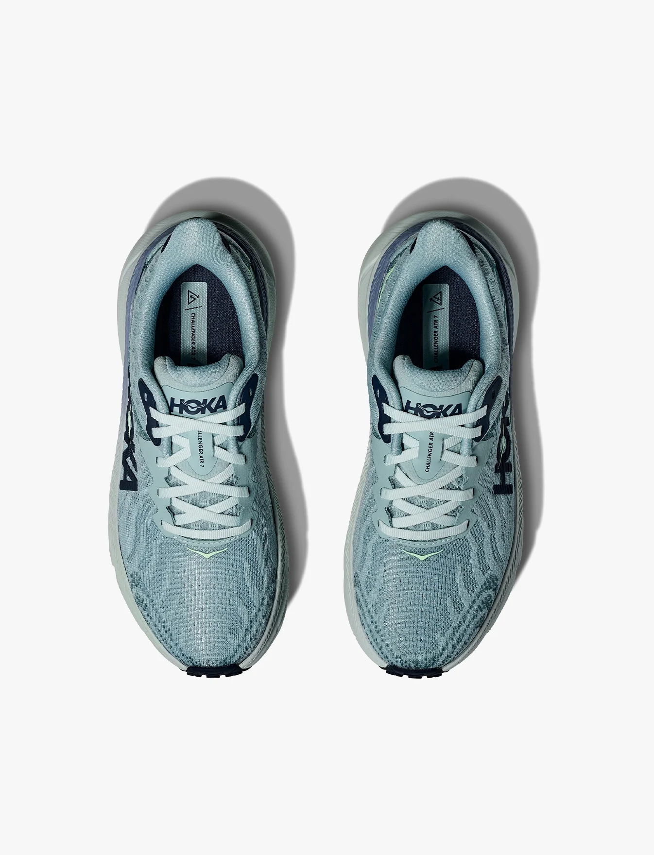 HOKA Challenger WIDE 7 - נעלי ספורט נשים הוקה צלנג'ר 7 רחבות בצבע ירוק דרוזי/תכלת - Image 2