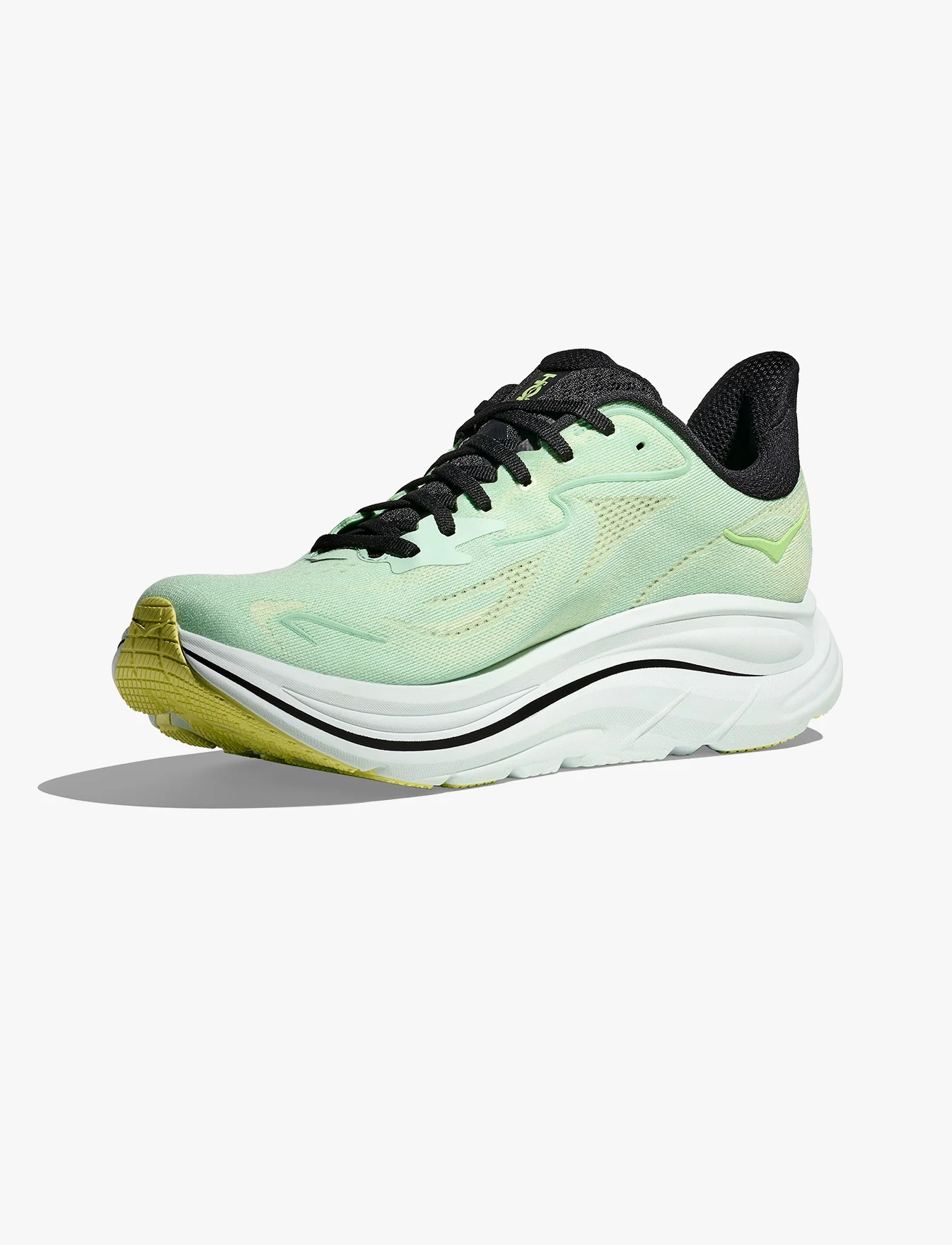 HOKA CLIFTON 10 - נעלי ספורט גברים הוקה קליפטון 10 בצבע מנטה/לבן מלוכלך - Image 6