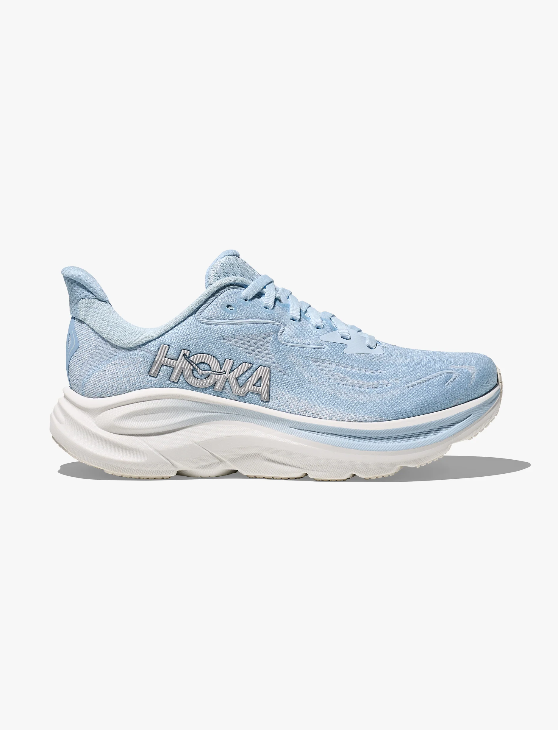 HOKA CLIFTON 10 -  נעלי ספורט נשים הוקה קליפטון 10 בצבע כחול קרחון/כסף - Image 2