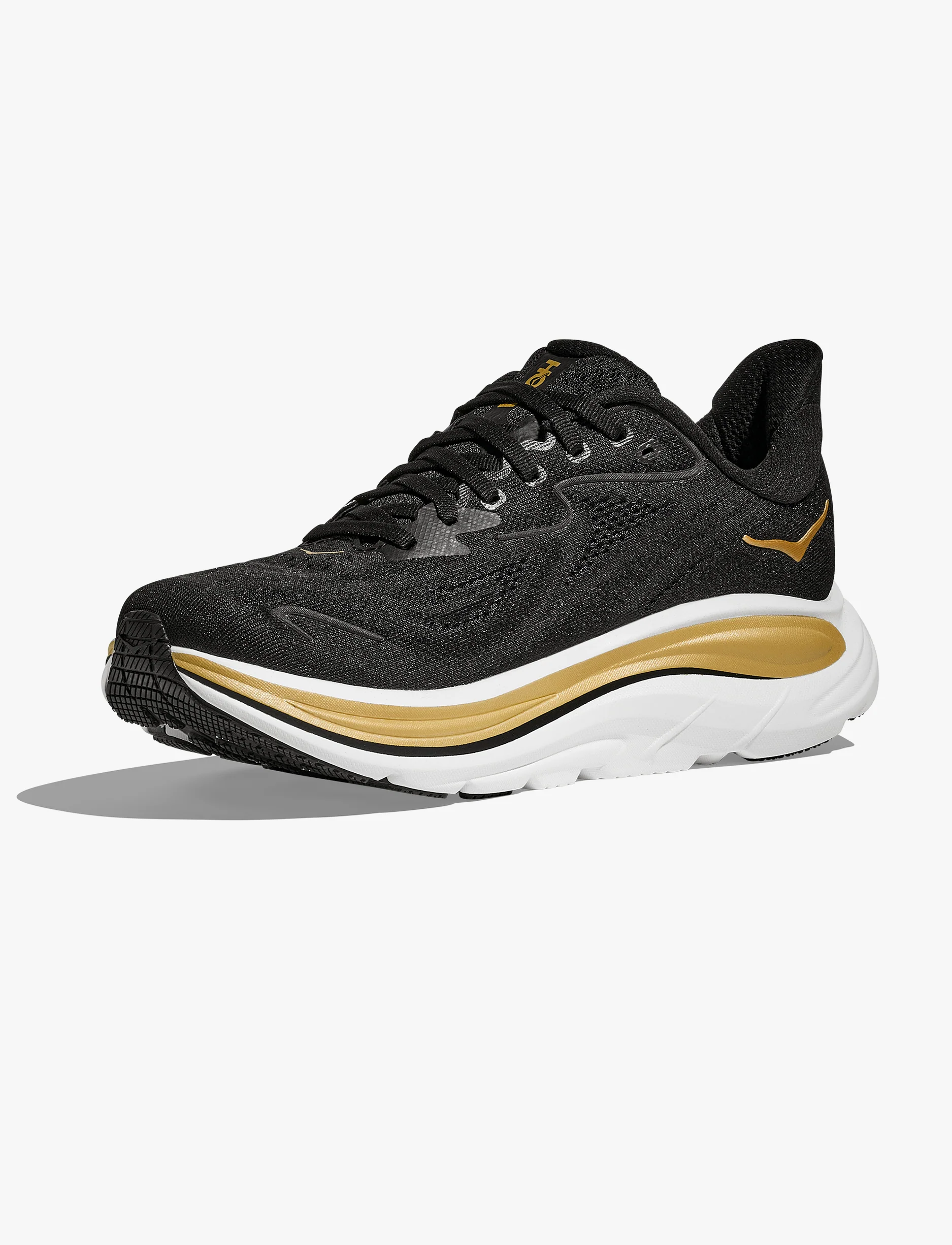 HOKA CLIFTON 10 - נעלי ספורט נשים הוקה קליפטון 10 בצבע שחור/זהב - Image 5