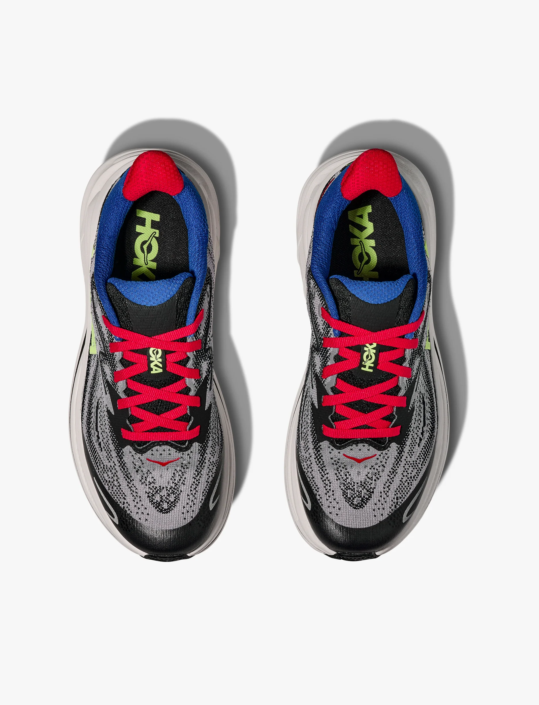 HOKA CLIFTON 10 BIG KIDS - נעלי ספורט ילדים הוקה קליפטון 10 בצבע אפור פוגי/שחור - Image 4