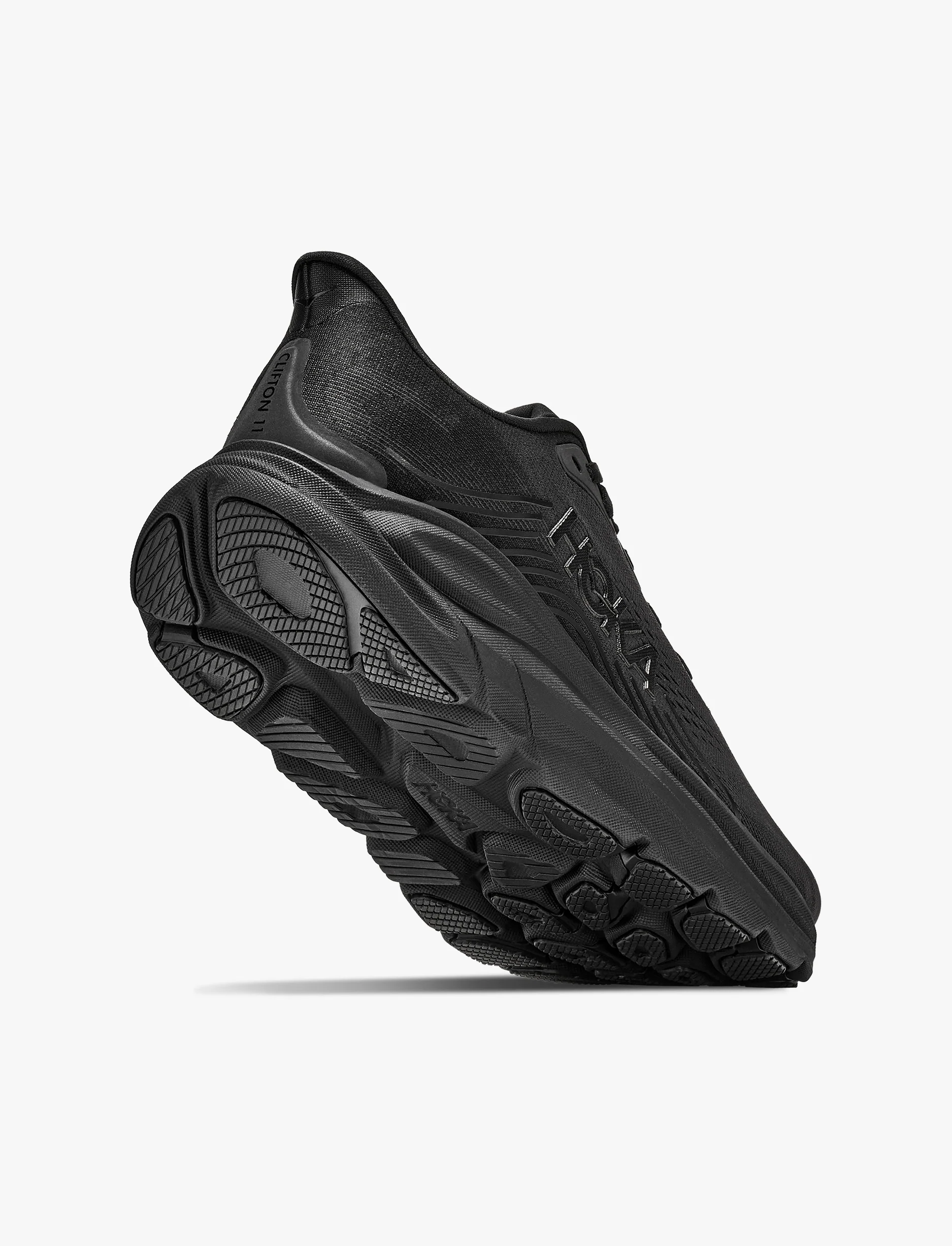 HOKA CLIFTON 11 - נעלי ספורט גברים הוקה קליפטון 11 בצבע שחור/שחור - Image 3