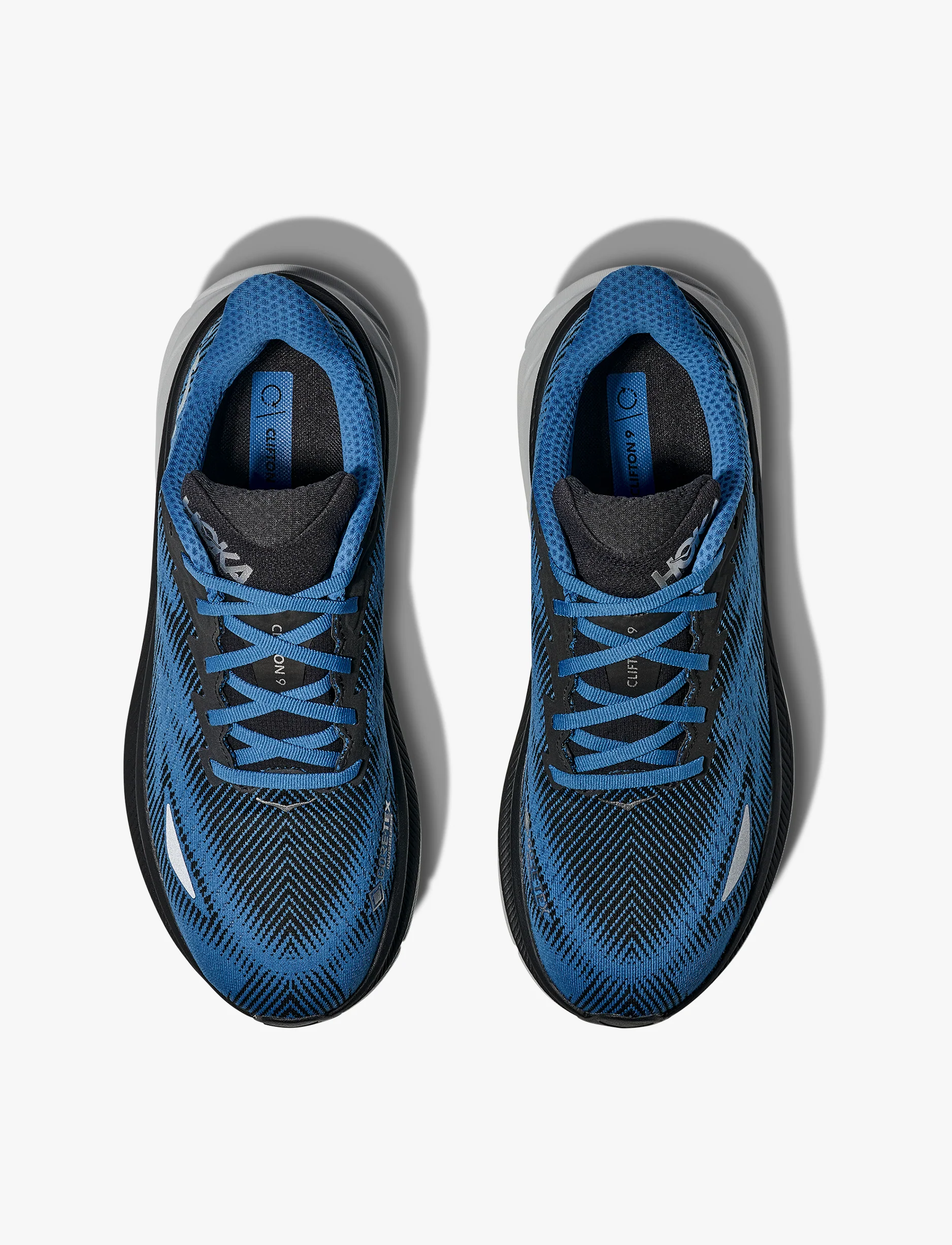 HOKA CLIFTON 9 GTX - נעלי ספורט קליפטון 9 גורטקס לגברים בצבע כחול ערפל/שחור - Image 3