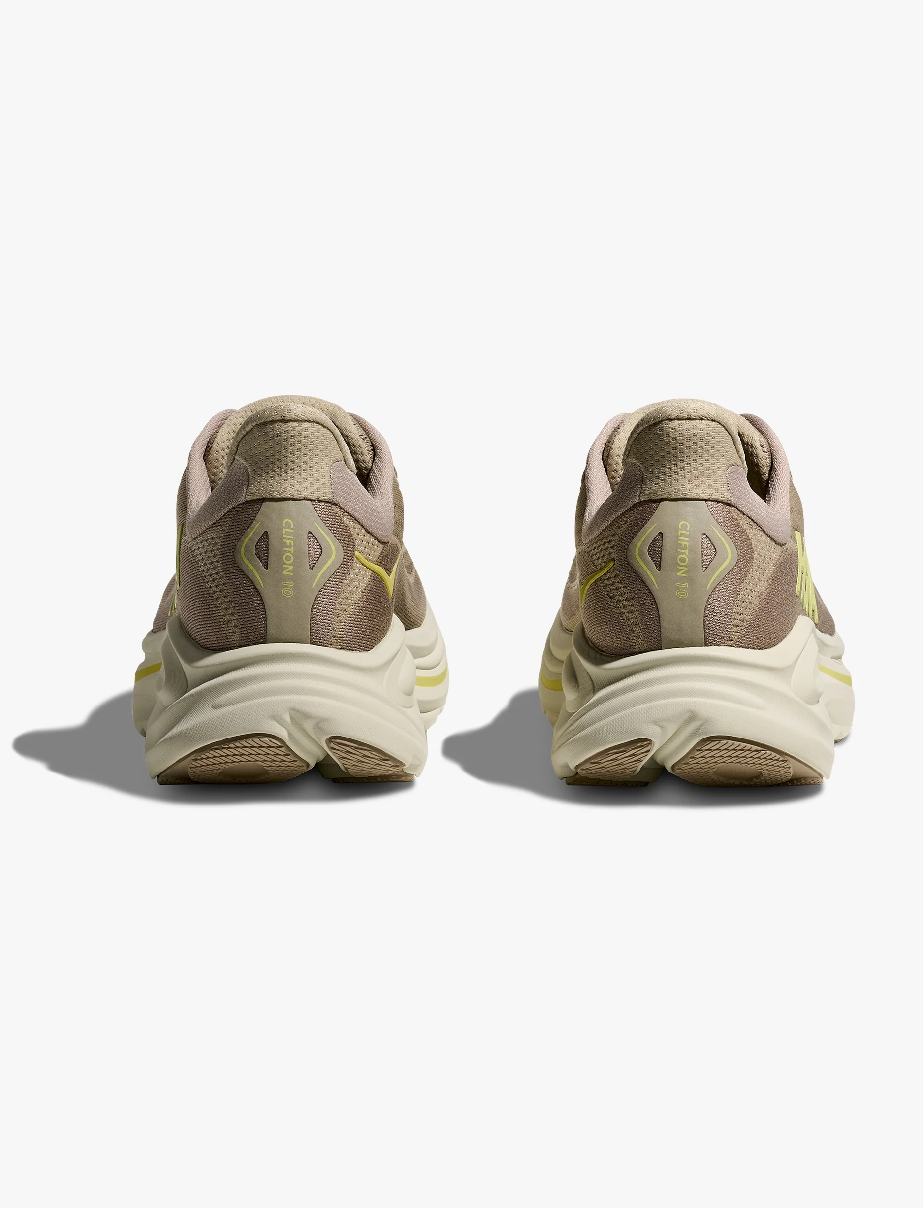 HOKA CLIFTON WIDE 10 -  נעלי ספורט גברים הוקה קליפטון 10 רחבות בצבע פשתן/אבן - Image 5