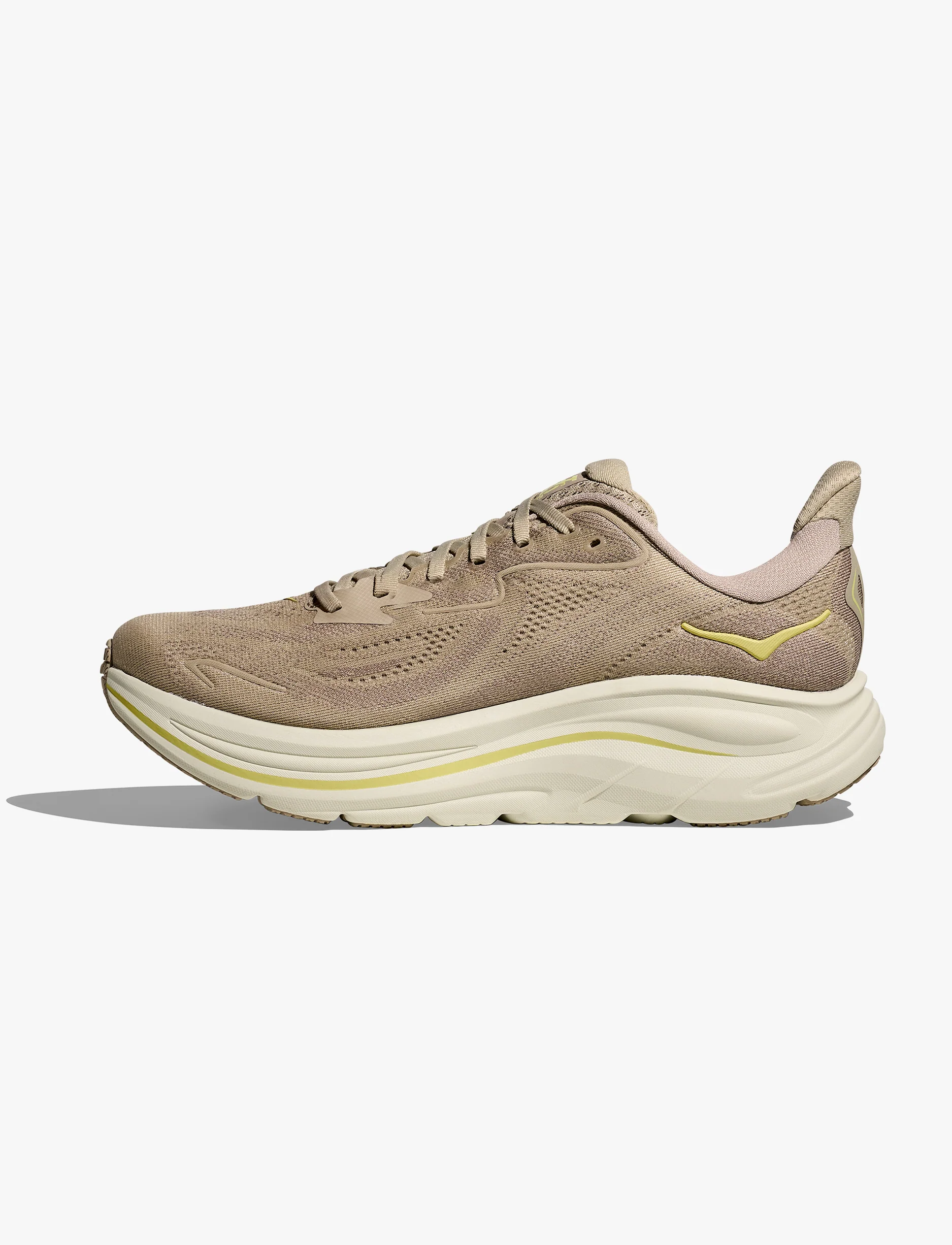 HOKA CLIFTON WIDE 10 -  נעלי ספורט גברים הוקה קליפטון 10 רחבות בצבע פשתן/אבן - Image 7