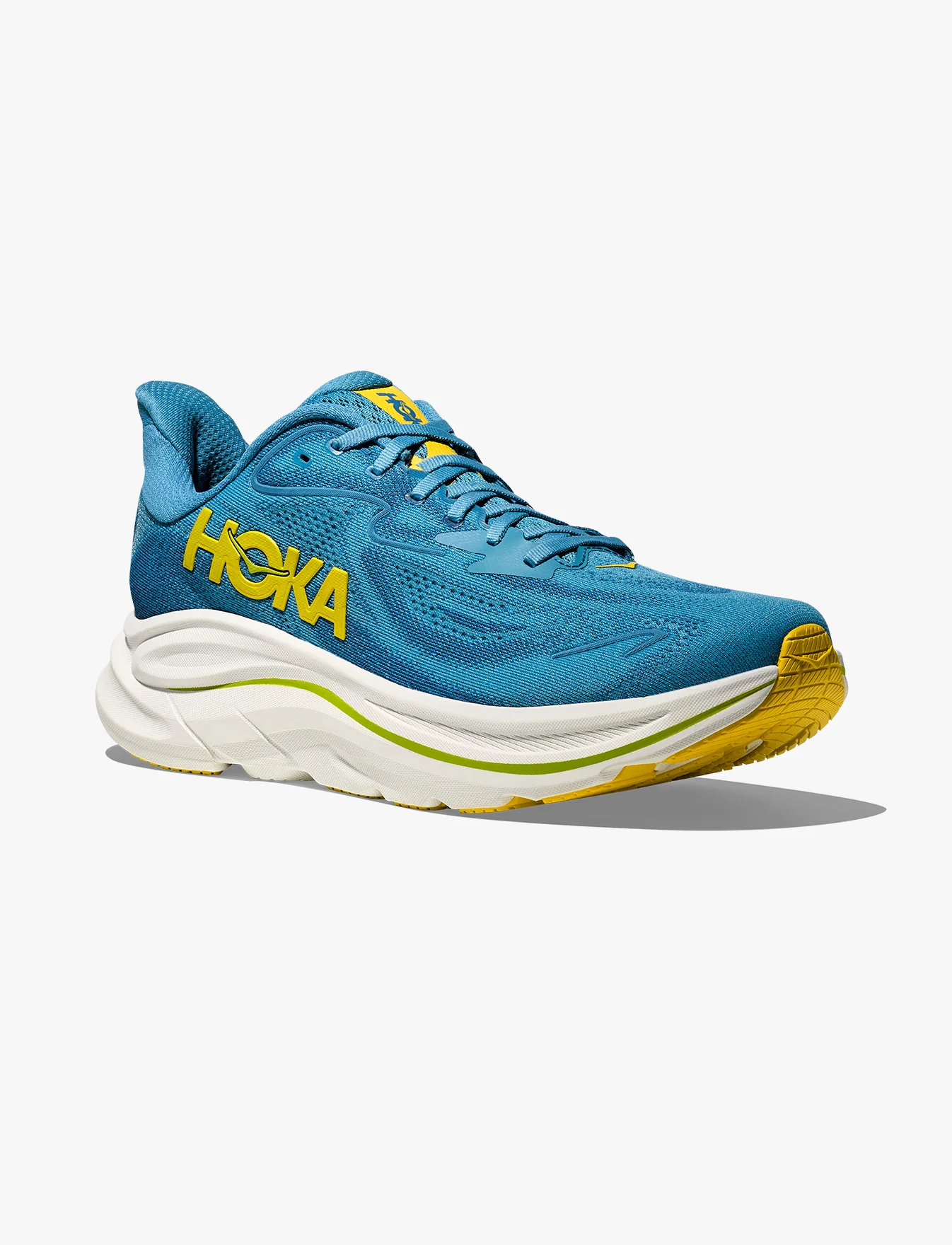 HOKA CLIFTON WIDE 10 - נעלי ספורט גברים הוקה קליפטון 10 רחבות בצבע כחול אלפיני/לילה ערפל