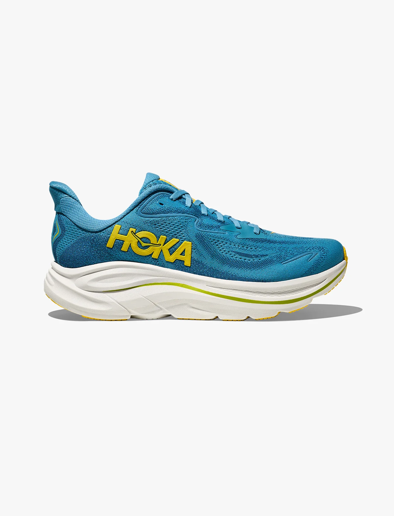 HOKA CLIFTON WIDE 10 - נעלי ספורט גברים הוקה קליפטון 10 רחבות בצבע כחול אלפיני/לילה ערפל - Image 2