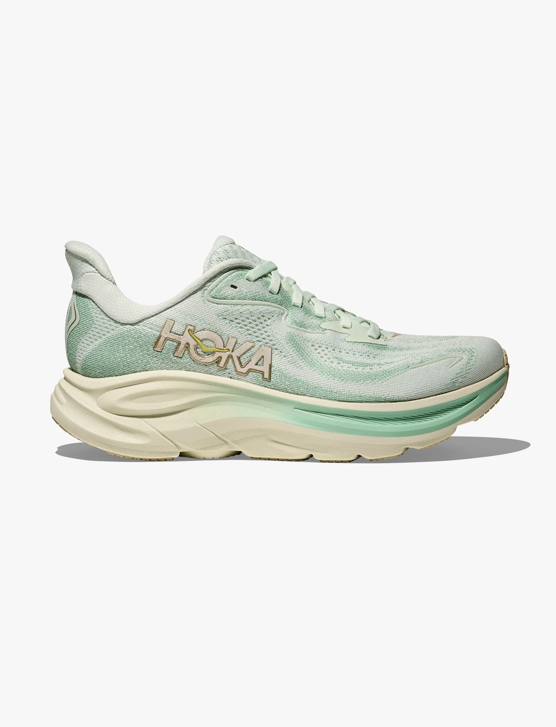 HOKA CLIFTON WIDE 10 - נעלי ספורט נשים הוקה קליפטון 10 רחבות בצבע זכוכית ים/ג'ייד - Image 2