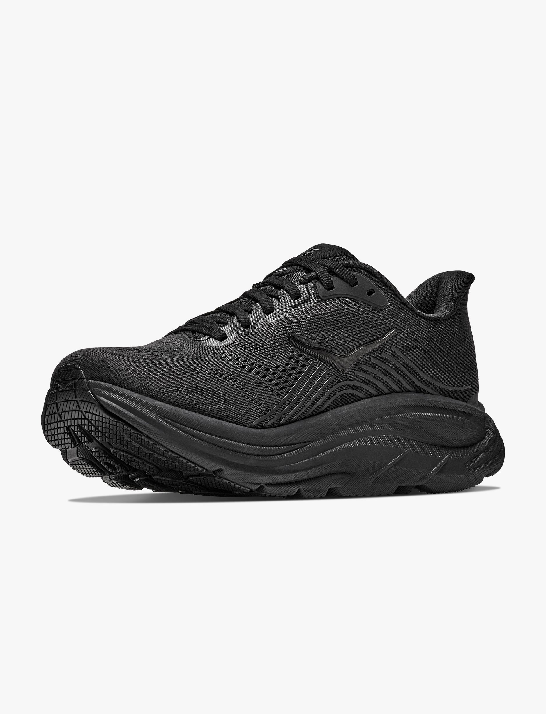 HOKA CLIFTON WIDE 11 - נעלי ספורט נשים הוקה קליפטון 11 רחבות בצבע שחור/שחור - Image 4