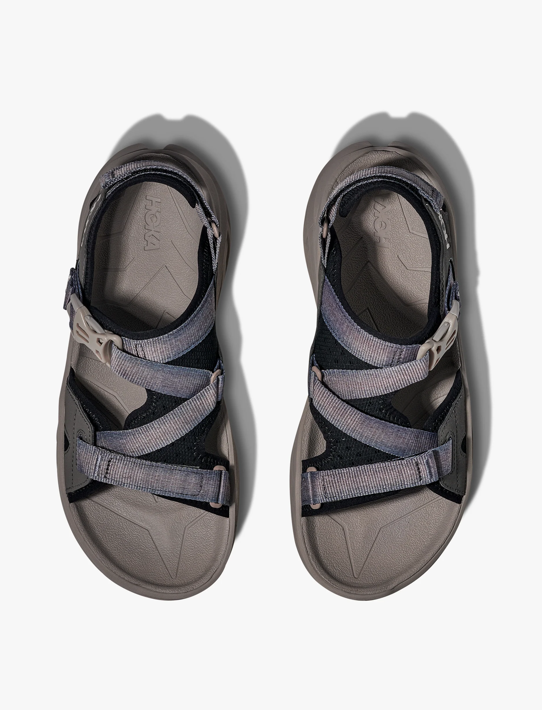 HOKA INFINI HIKE TC - סנדלי טיולים לגברים אינפיניטי בצבע שחור/אפור מלט - Image 4