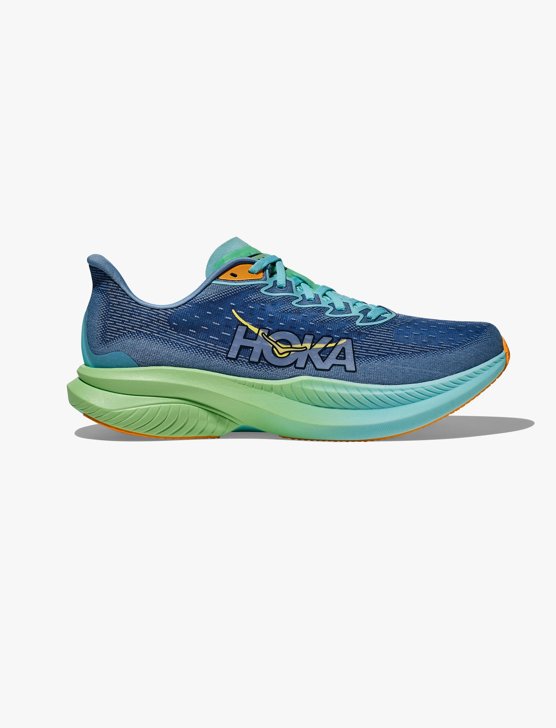 HOKA MACH 6 - נעלי ספורט לגברים הוקה מאך 6 בצבע כחול בין ערביים/צל - Image 2