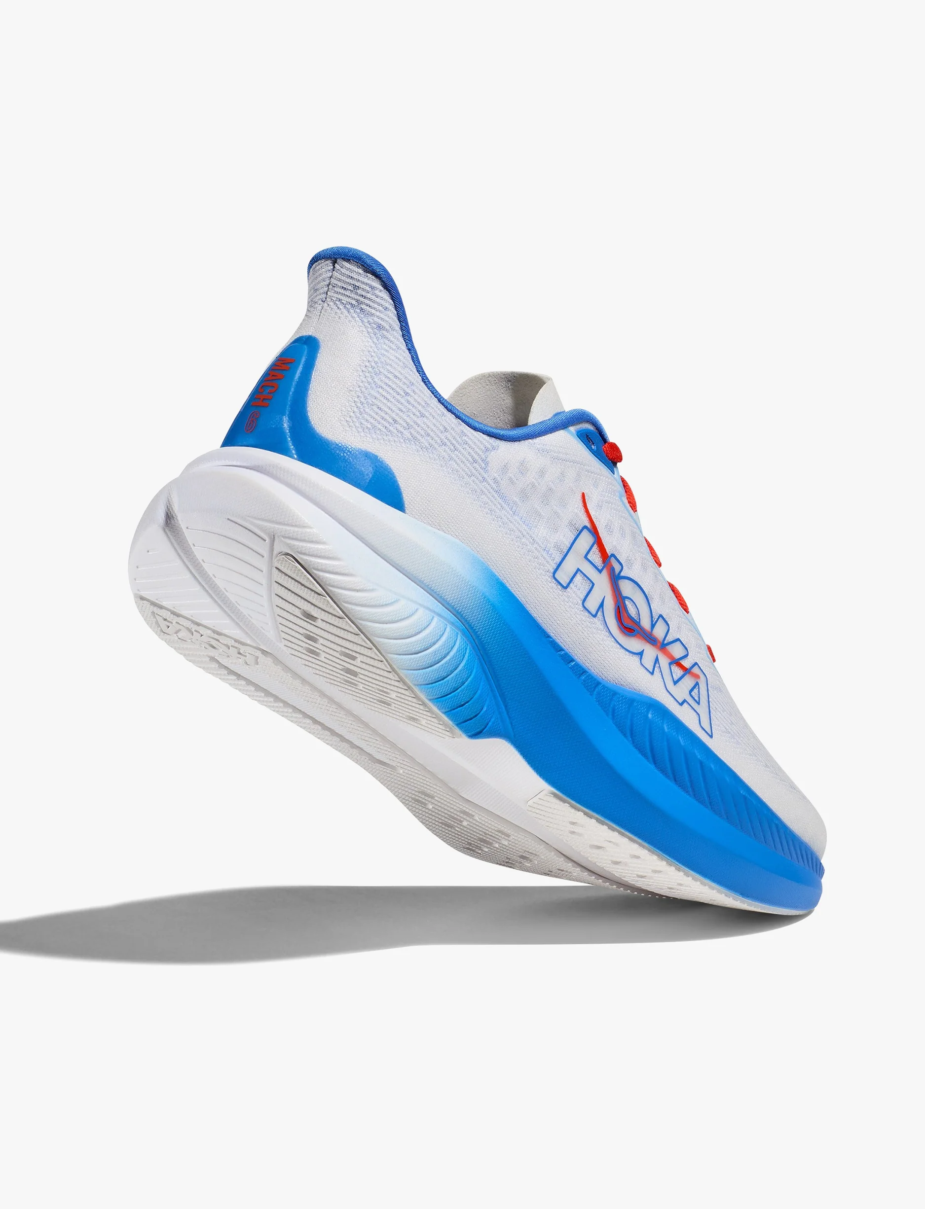 HOKA MACH 6 - נעלי ספורט לנשים הוקה מאך 6 בצבע לבן/כחול - Image 5