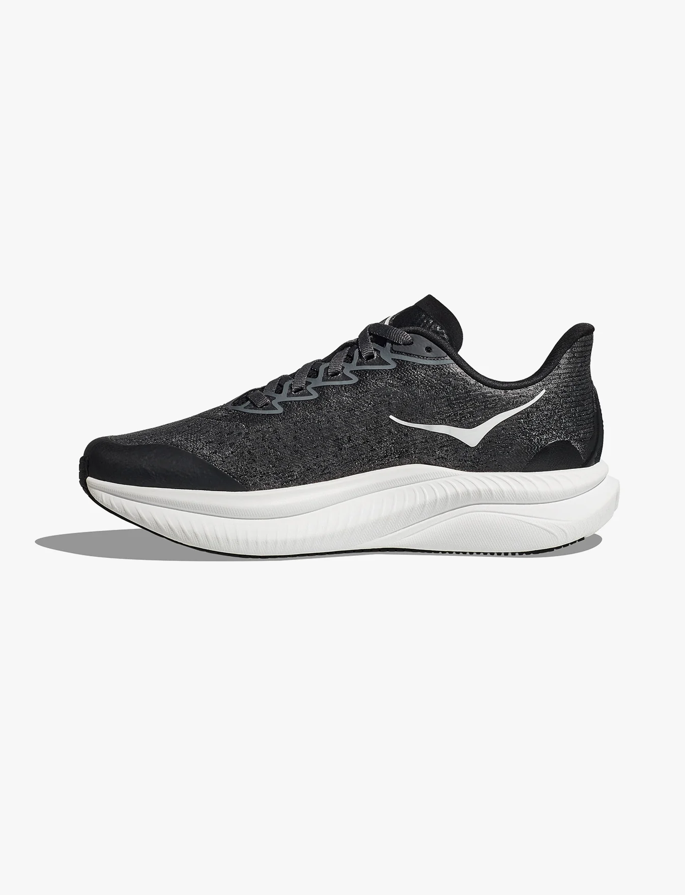 HOKA MACH 6 Y - נעלי הוקה יוניסקס לנוער מאך 6 שחור/לבן - Image 7