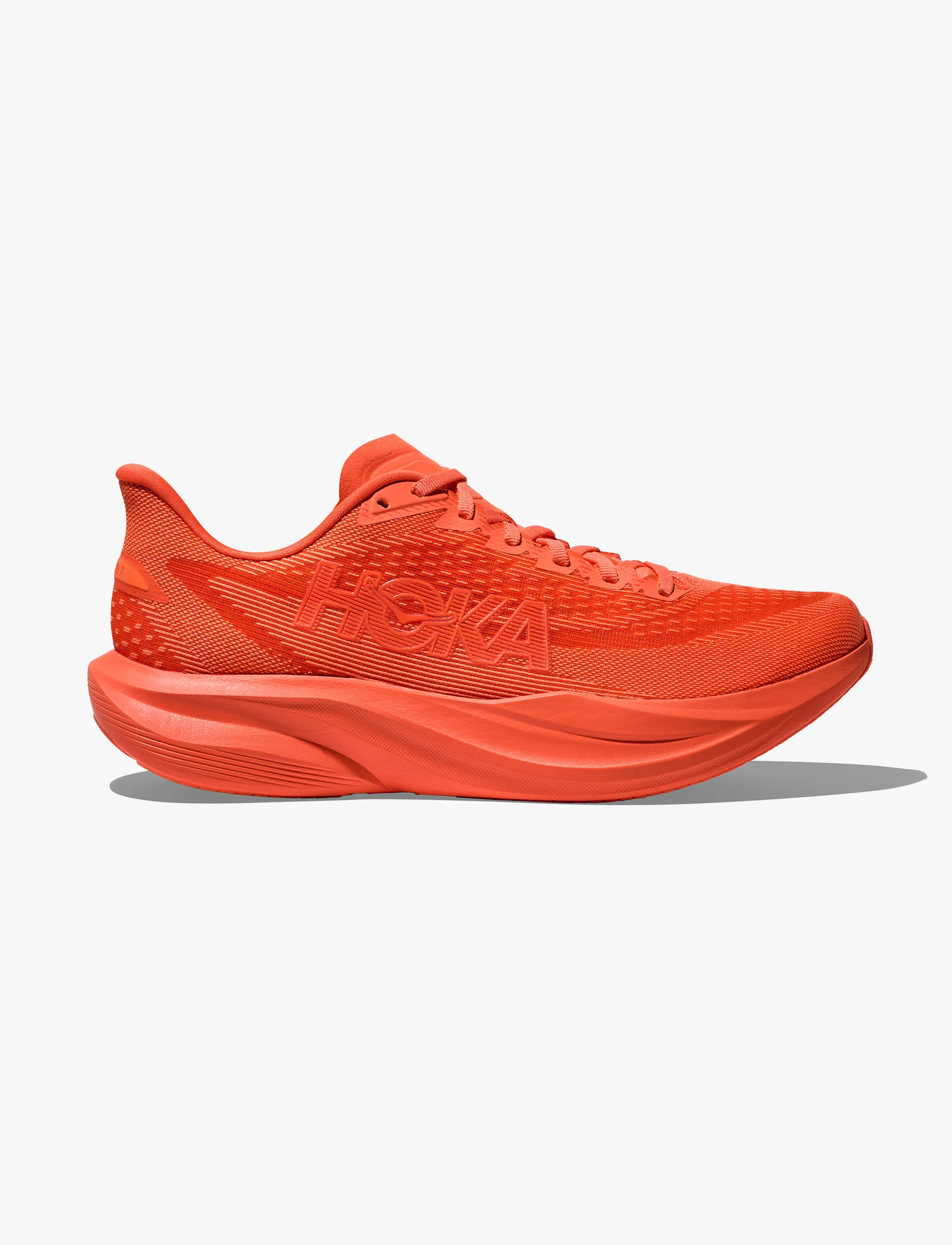 HOKA MACH 7 - נעלי ספורט לגברים הוקה מאך 7 בצבע אדום פלפל/אדום פלפל - Image 2