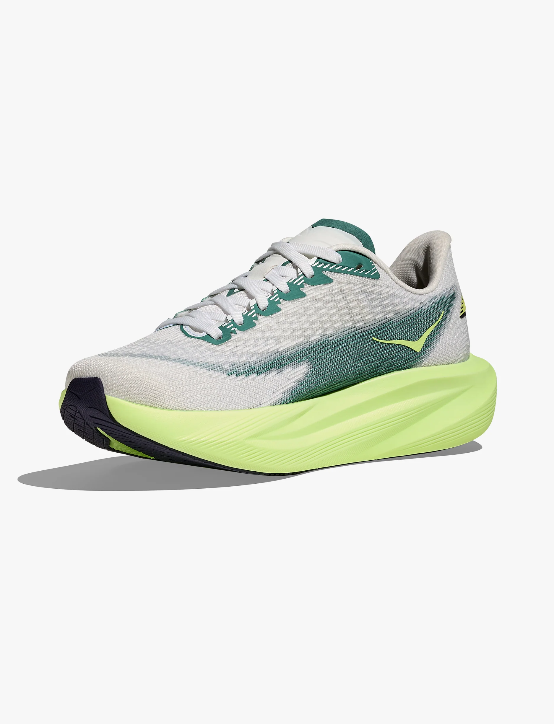 HOKA MACH 7 - נעלי ספורט לנשים הוקה מאך 7 בצבע פרוסט/נאון אוזו - Image 6