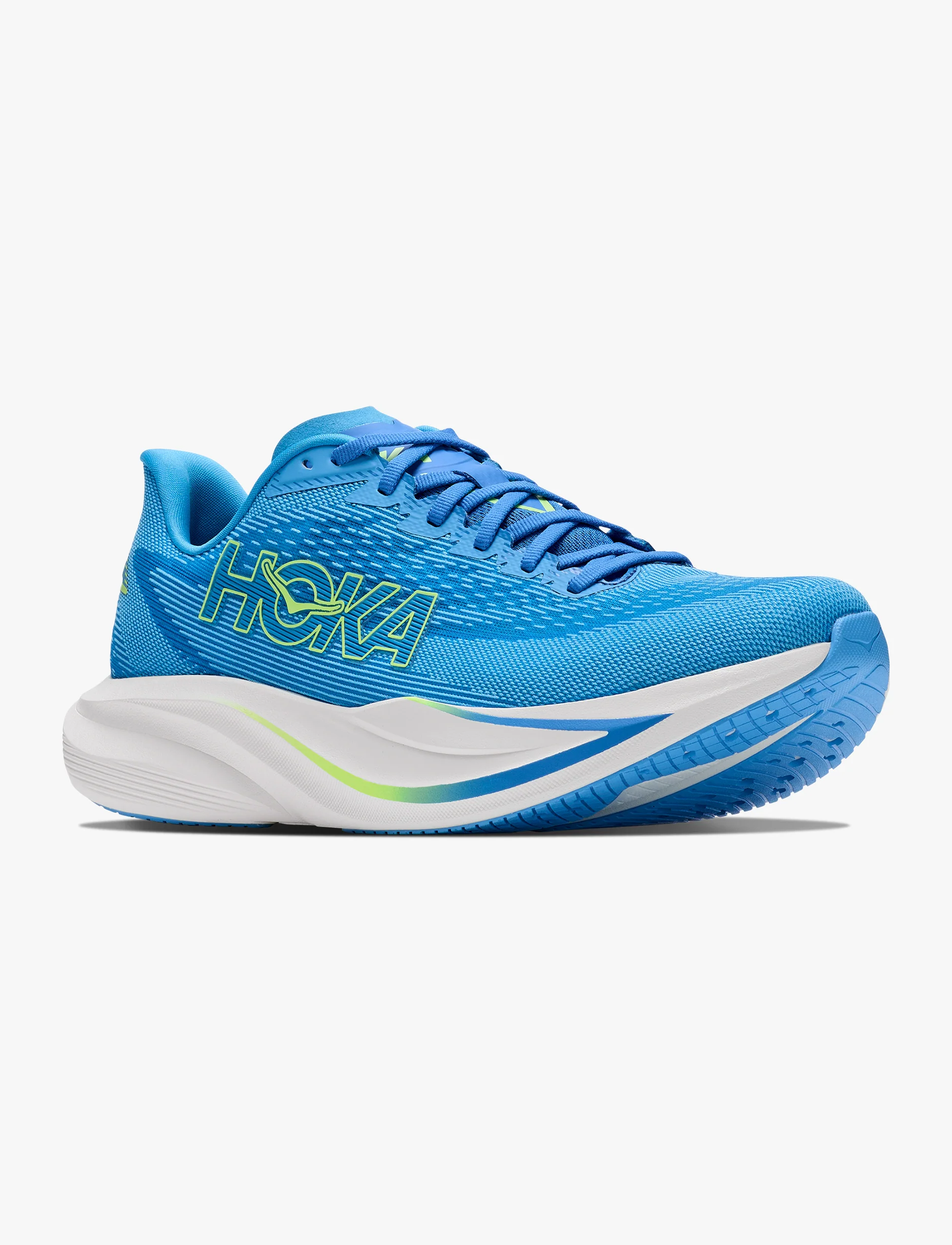 HOKA MACH 7 WIDE - נעלי ספורט לגברים הוקה מאך 7 רחבות בצבע כחול וירטואלי/קובלט