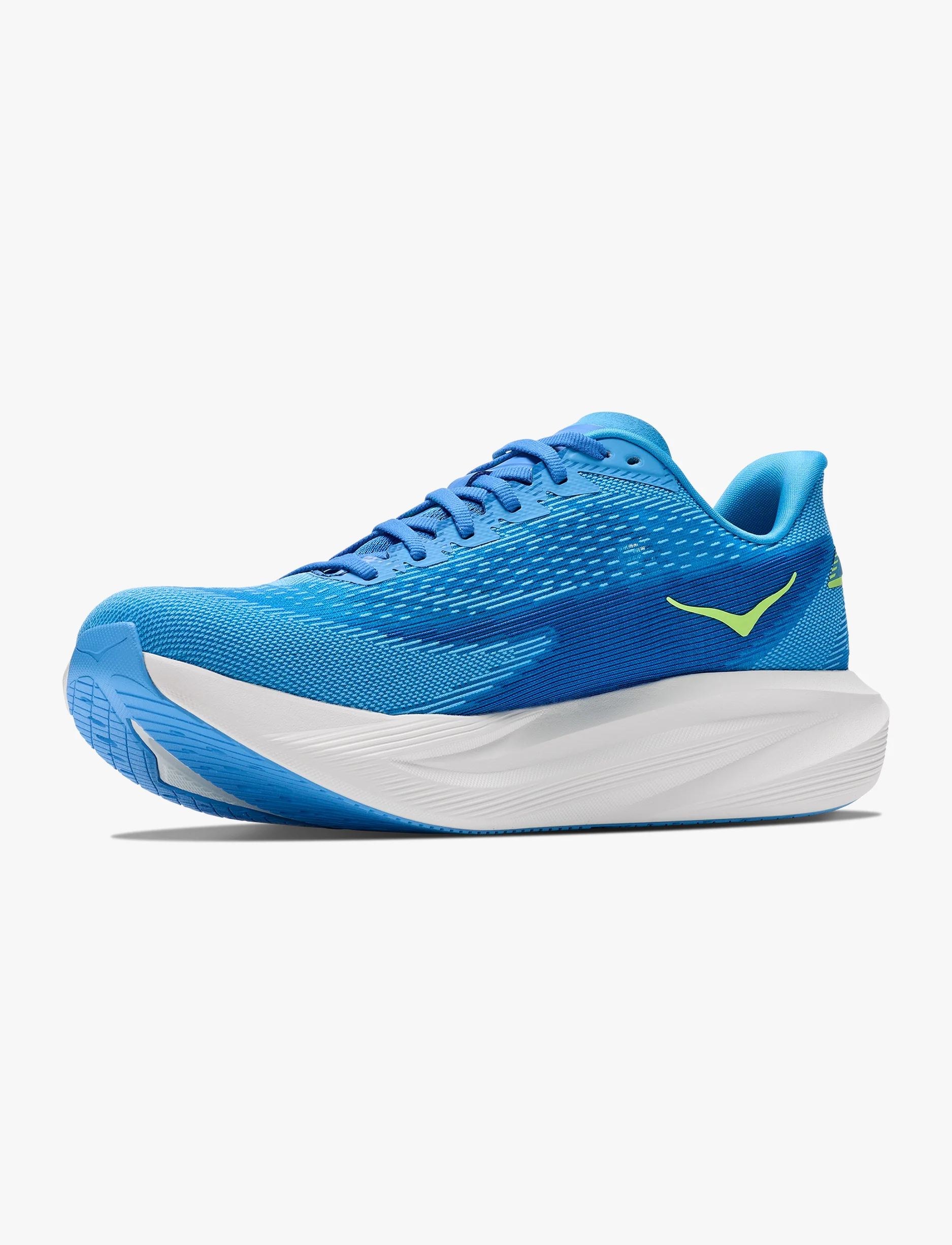 HOKA MACH 7 WIDE - נעלי ספורט לגברים הוקה מאך 7 רחבות בצבע כחול וירטואלי/קובלט - Image 5