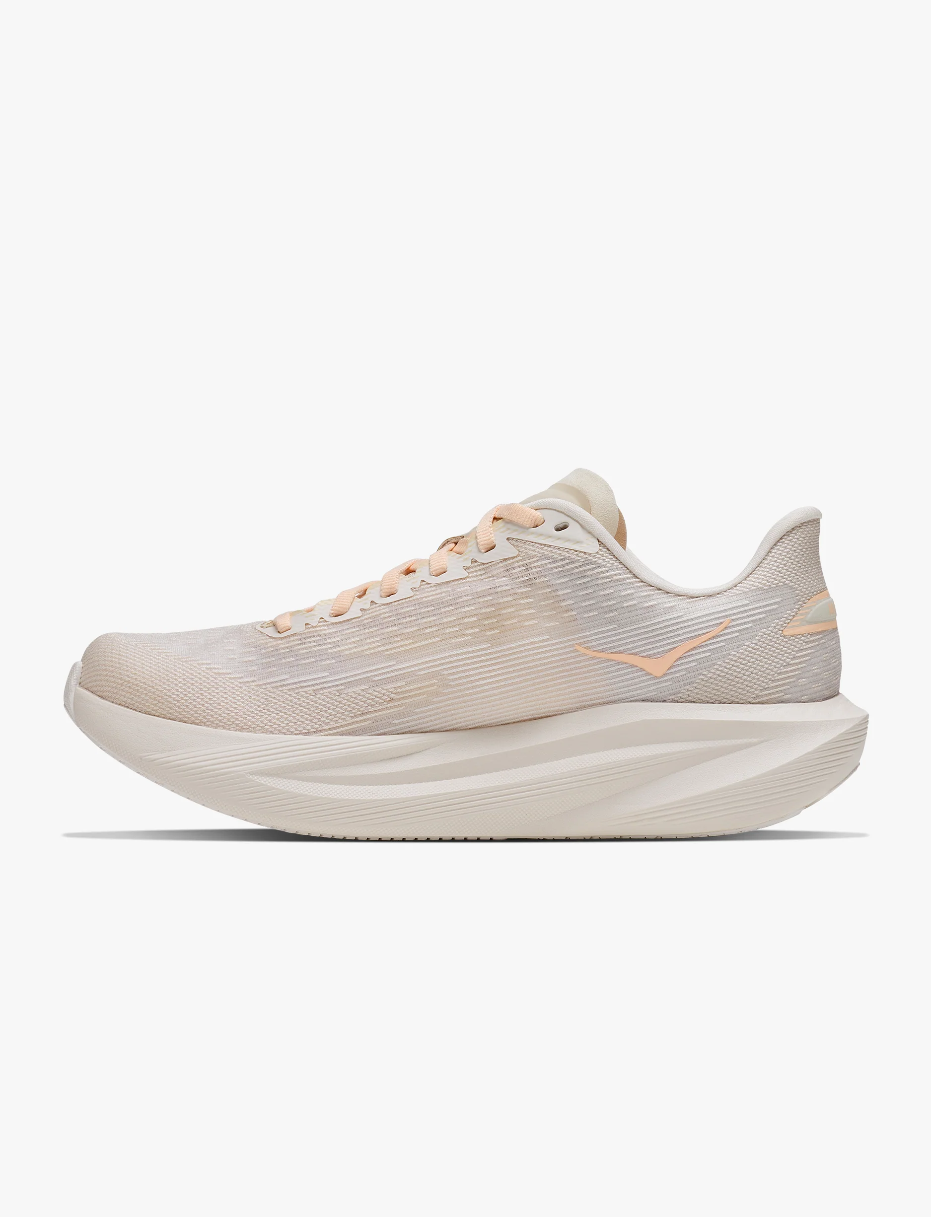 HOKA MACH 7 WIDE - נעלי ספורט לנשים הוקה מאך 7 רחבות בצבע שיבולת/אלבסטר - Image 7