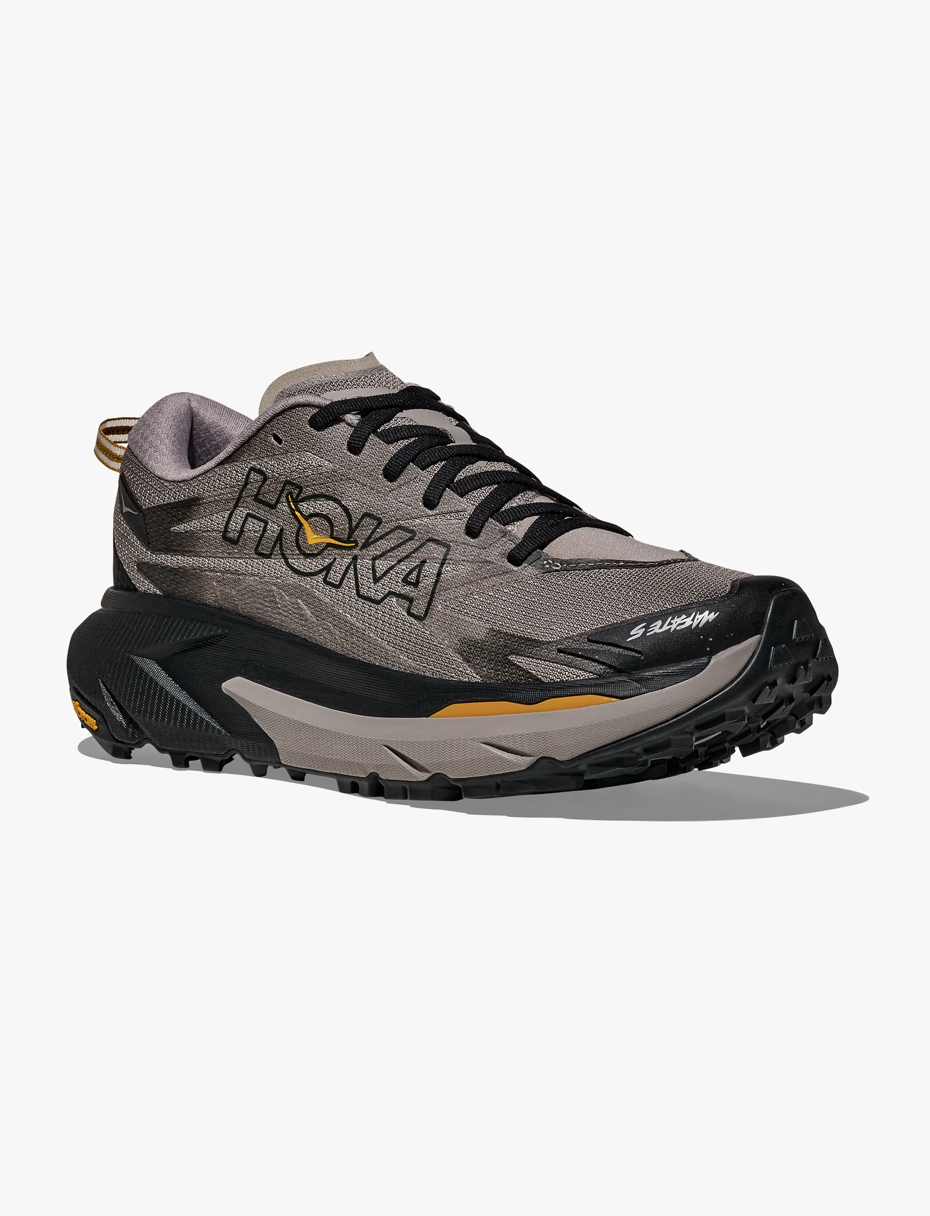 HOKA Mafate 5 - נעלי הוקה מאפטה 5 לגברים בצבע אפור מלט/שחור