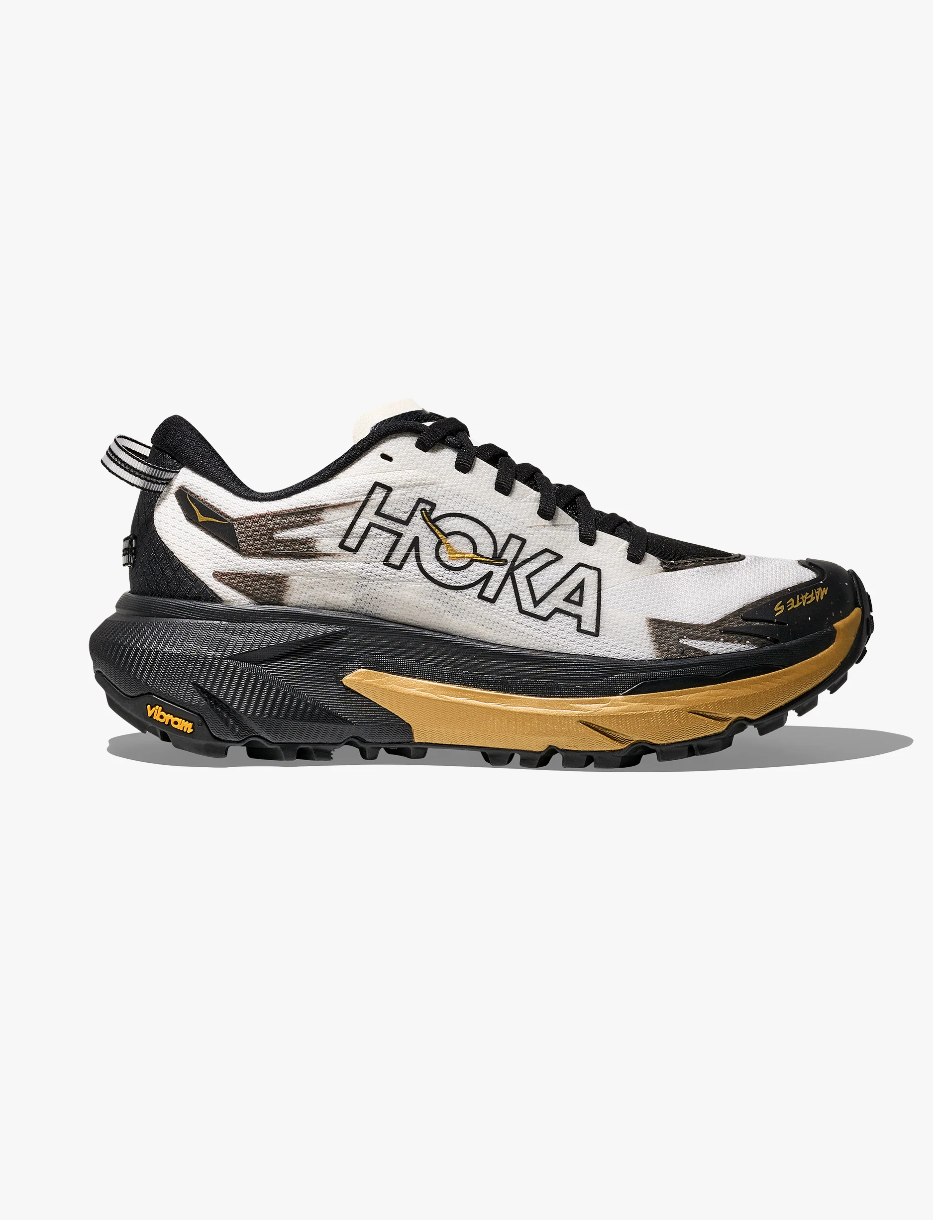 HOKA Mafate 5 - נעלי הוקה מאפטה 5 לנשים בצבע שחור/זהב - Image 2