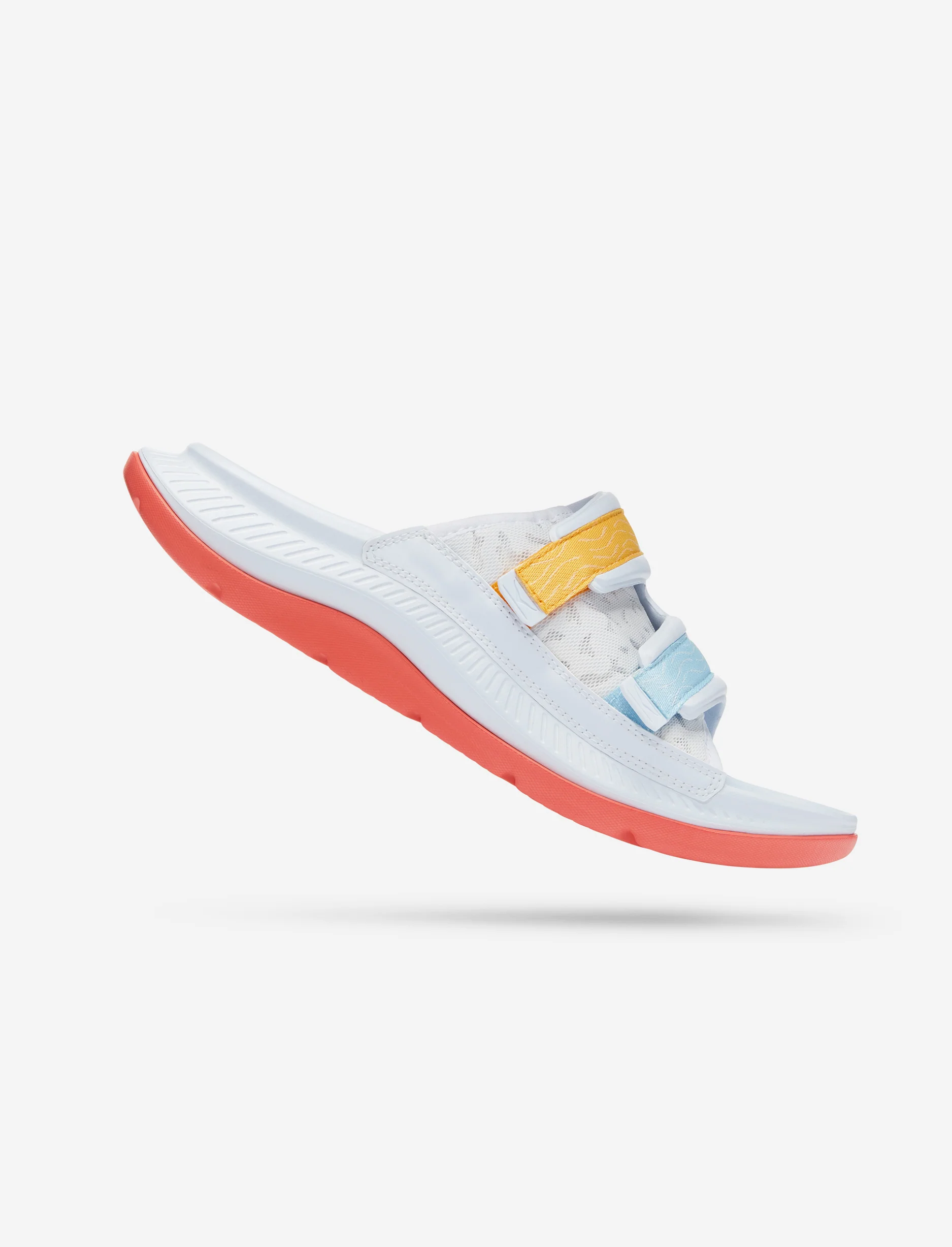 HOKA ORA LUXE U - כפכפי אורה לוקס הוקה בצבע לבן/כתום/תכלת - Image 3