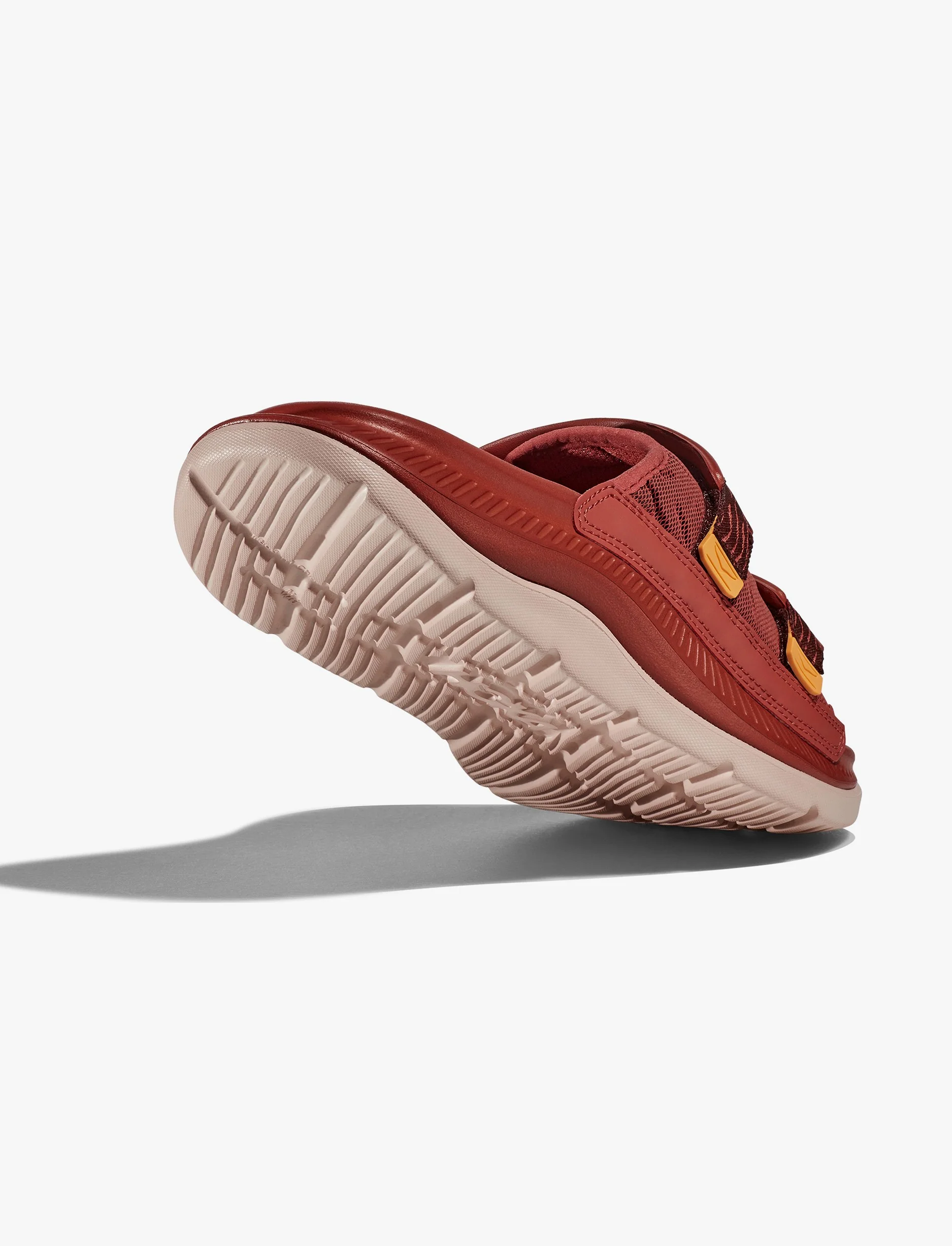 HOKA ORA LUXE  - כפכפי אורה לוקס הוקה בצבע אדום חם/אפרסק כהה - Image 3