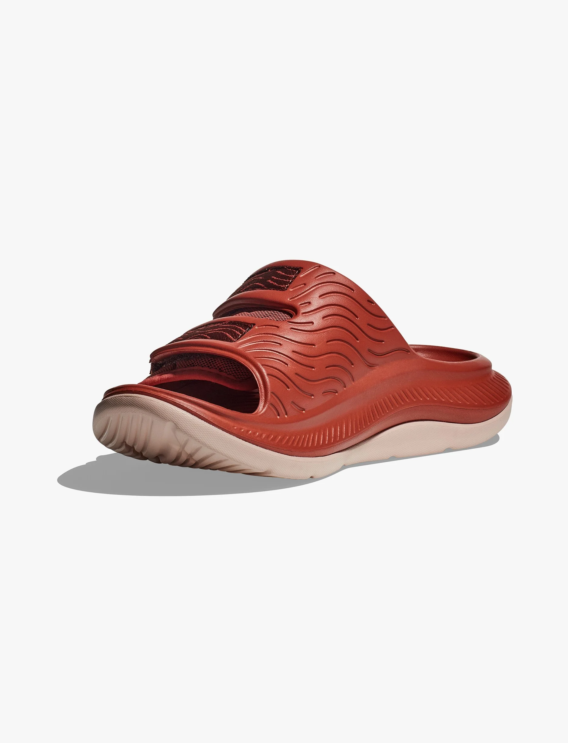 HOKA ORA LUXE  - כפכפי אורה לוקס הוקה בצבע אדום חם/אפרסק כהה - Image 6