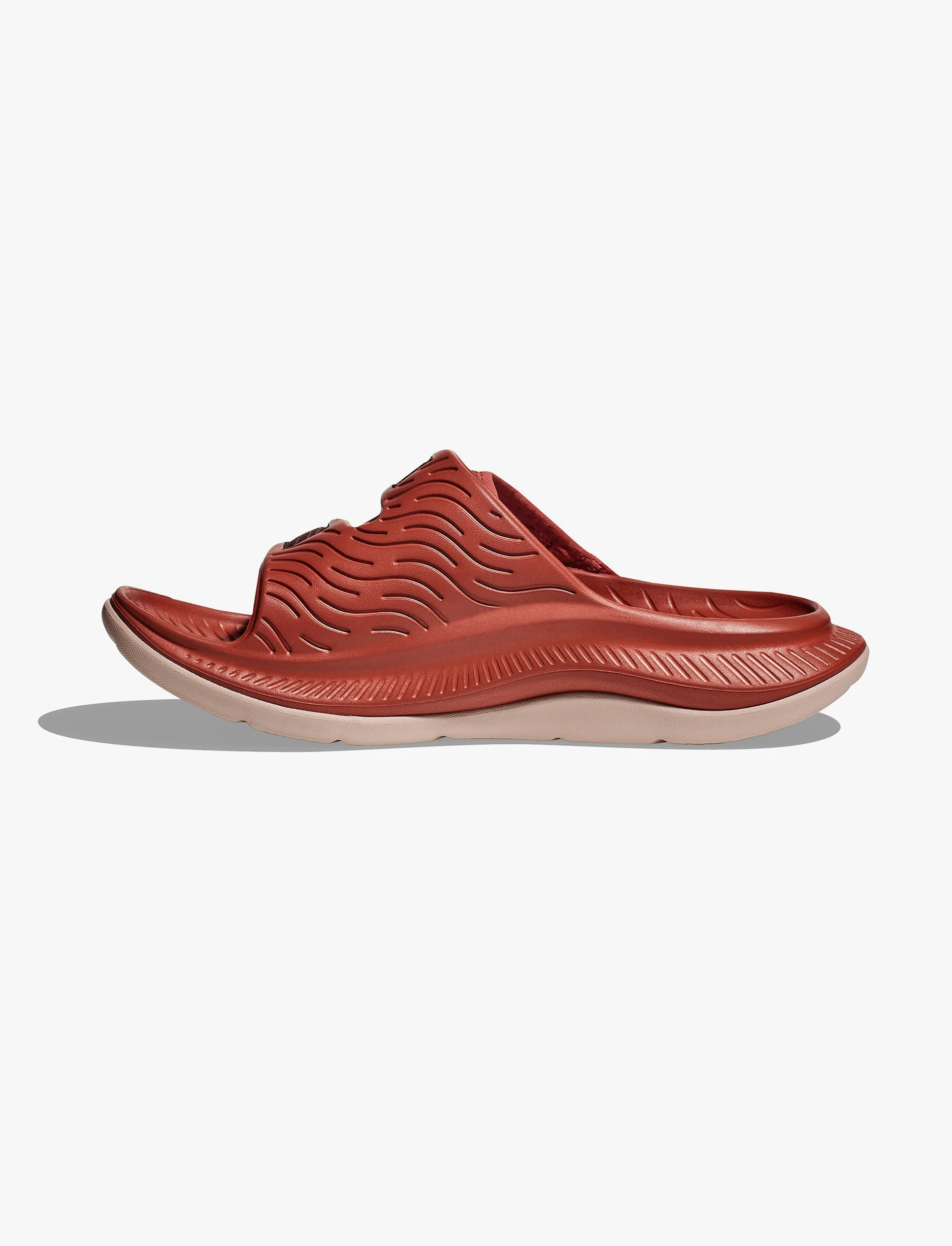 HOKA ORA LUXE  - כפכפי אורה לוקס הוקה בצבע אדום חם/אפרסק כהה - Image 7