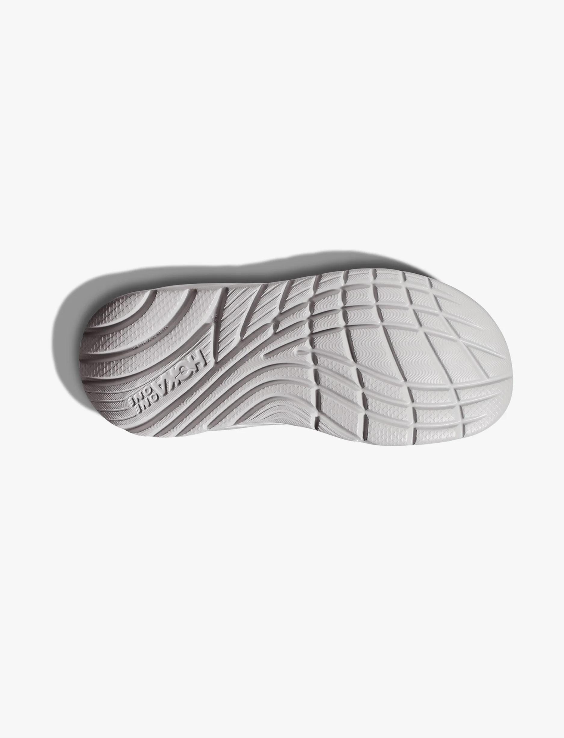 Hoka Ora Recovery Flip - כפכפי התאוששות אורה הוקה איכותיים בצבע אפור/לבן לגברים - Image 8