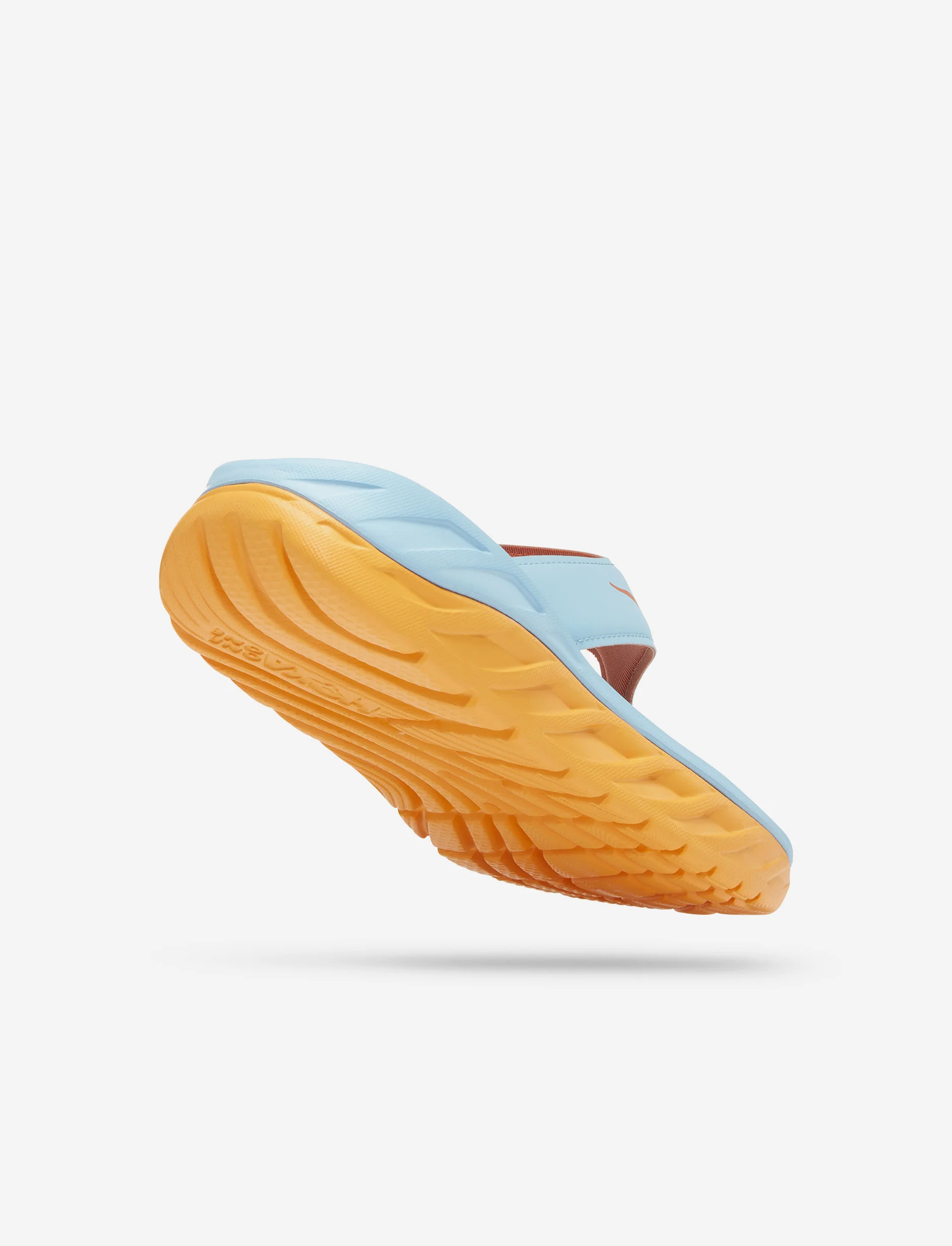 Hoka Ora Recovery Flip - כפכפי אצבע לנשים אורה הוקה איכותיים בצבע תכלת/כתום - Image 4