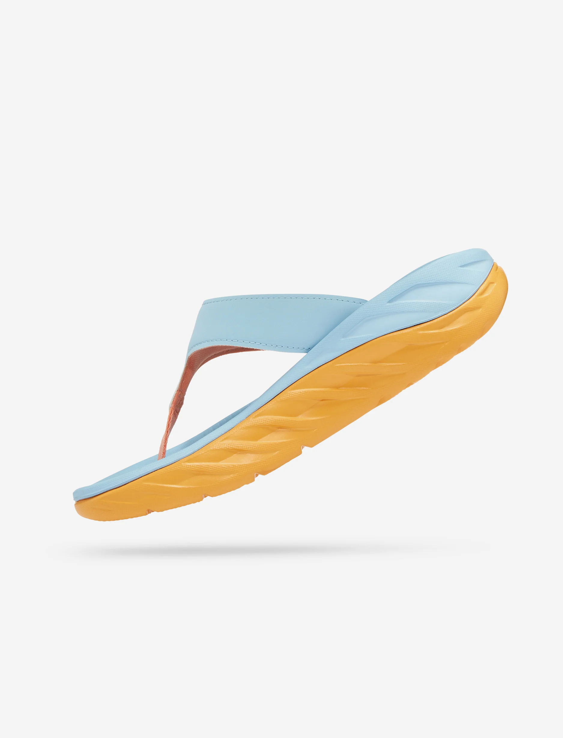 Hoka Ora Recovery Flip - כפכפי אצבע לנשים אורה הוקה איכותיים בצבע תכלת/כתום - Image 5