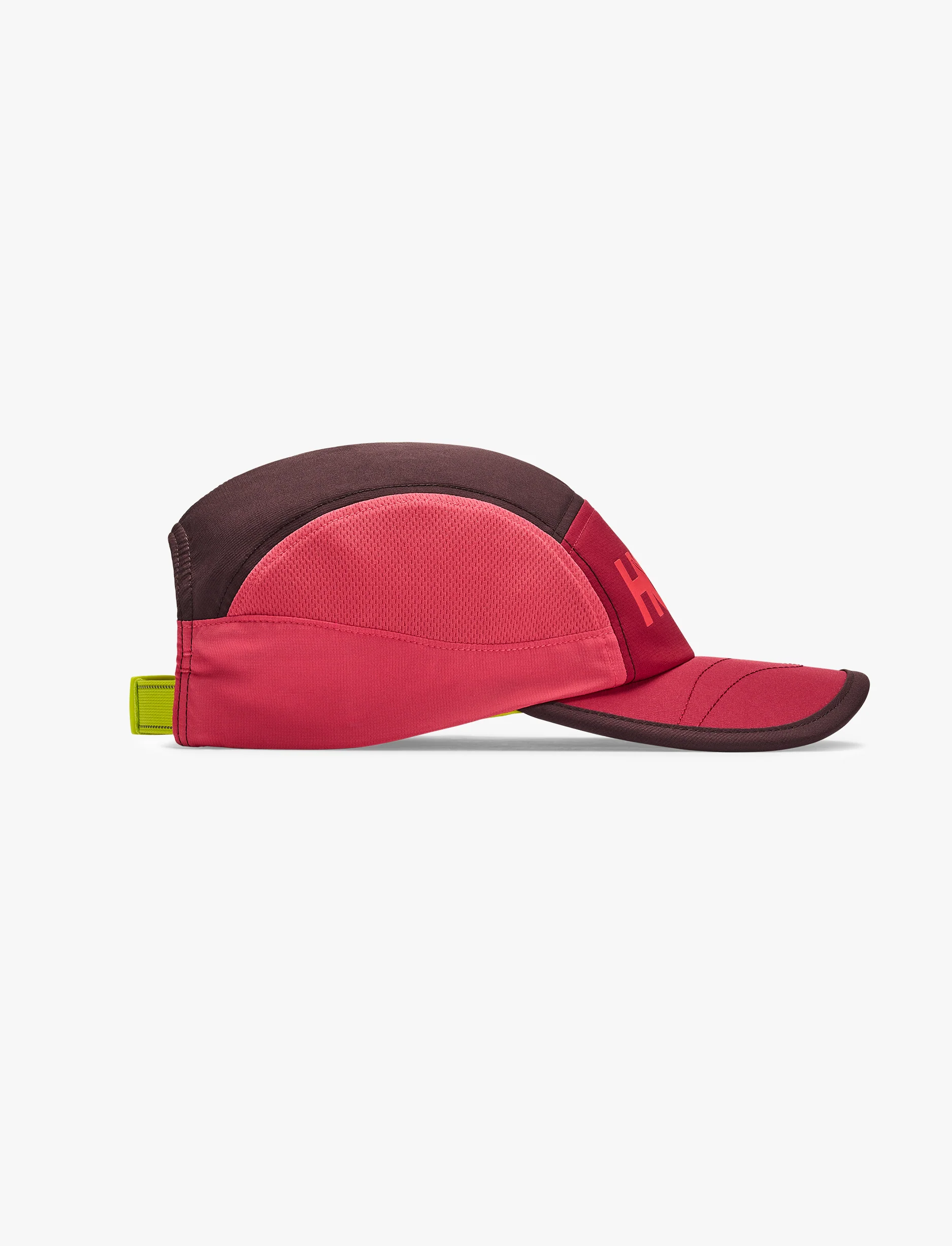 HOKA RUN HAT - כובע ריצה הוקה בצבע סגול כהה-אדום אגט - Image 2