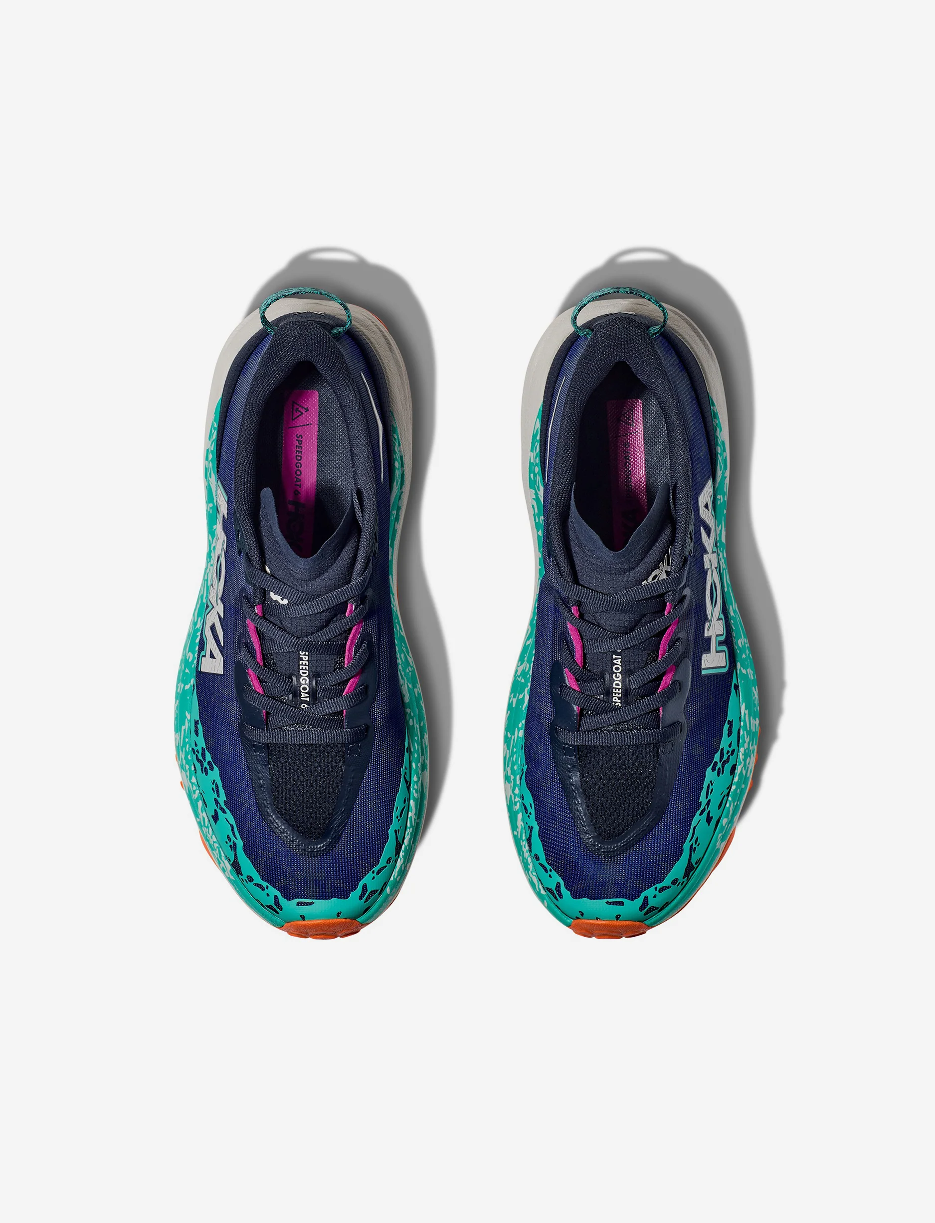 HOKA SPEEDGOAT 6 WIDE - נעלי ספורט נשים ספידגוט 6 רחבות בצבע כחול - Image 4