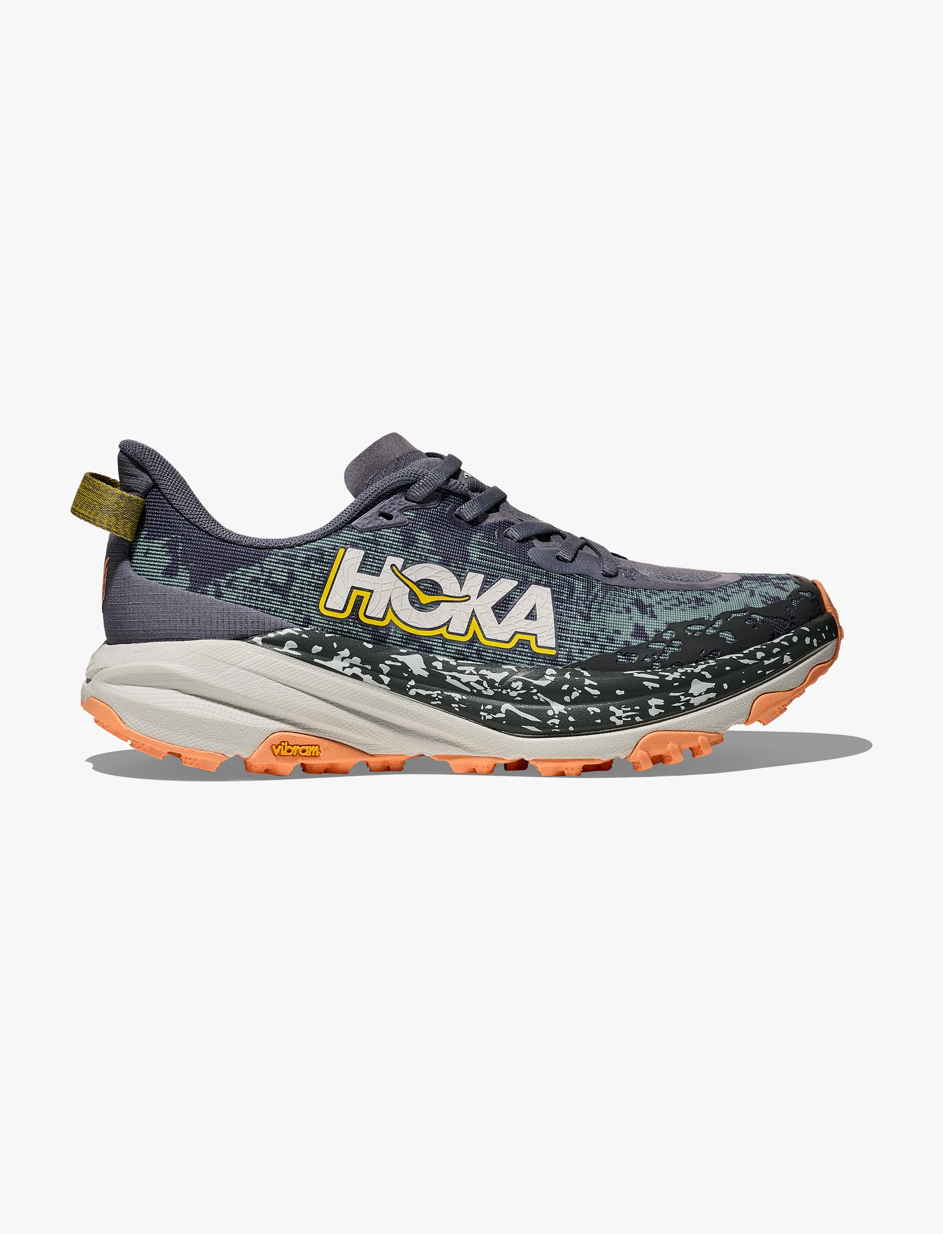 HOKA SPEEDGOAT 6 WIDE - נעלי ספורט נשים ספידגוט 6 רחבות בצבע אפור שמיים/אפור קוסמי - Image 2