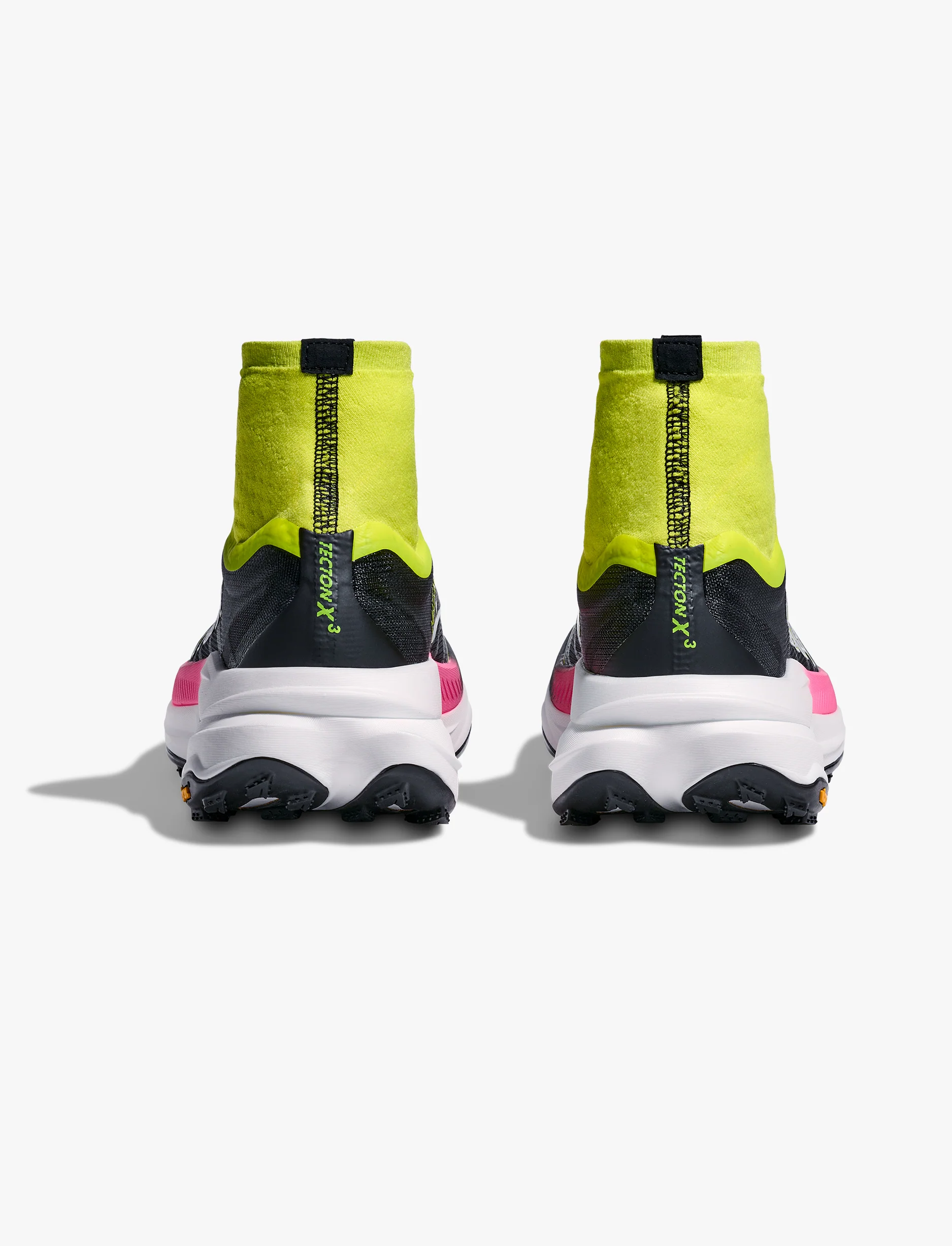HOKA TECTON X3 - נעלי טקטון X 3 לגברים בצבע נאון הוקה לימן/שחור - Image 4