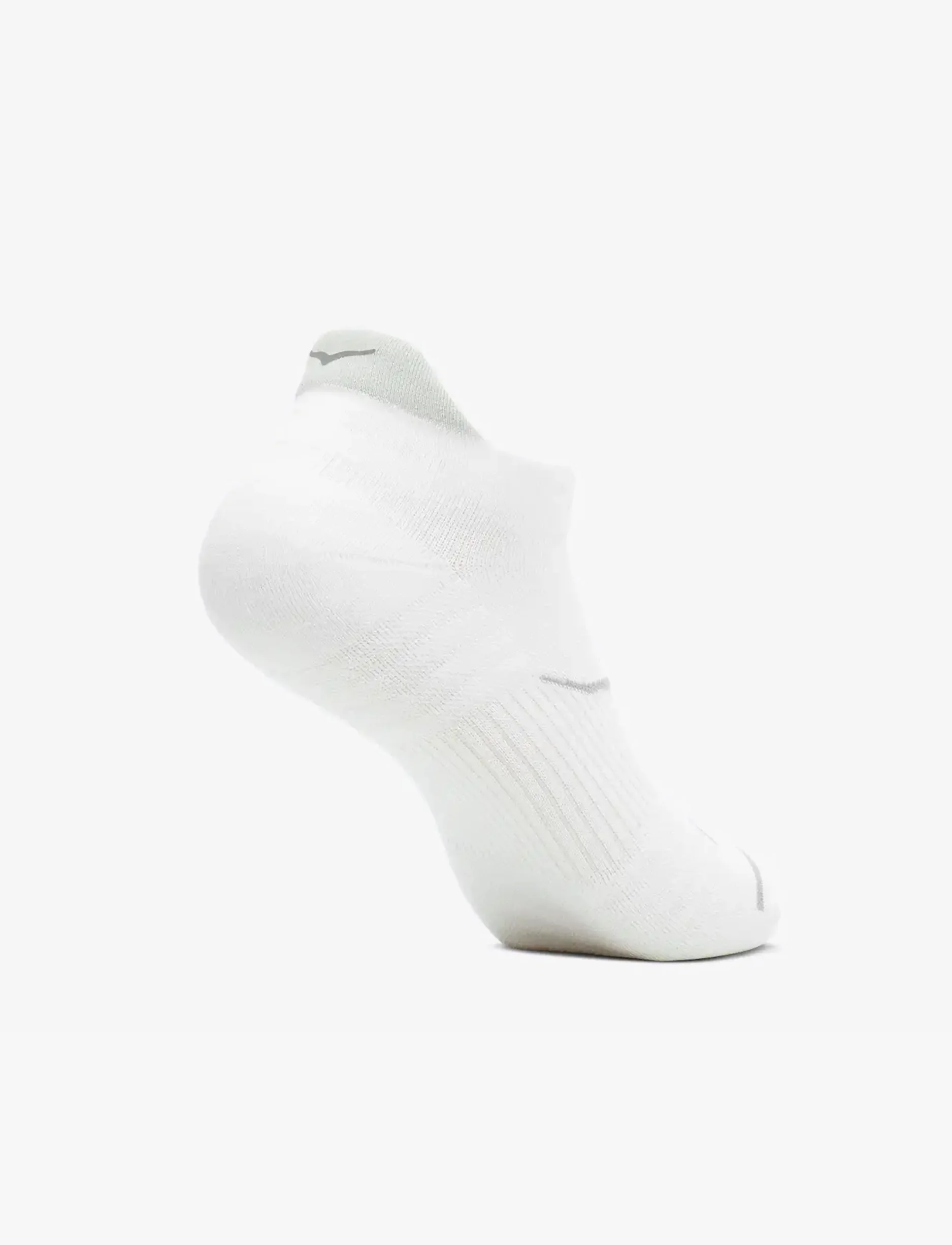 HOKA NO-SHOW RUN SOCK - גרבי ריצה נו שואו בצבע לבן - Image 3