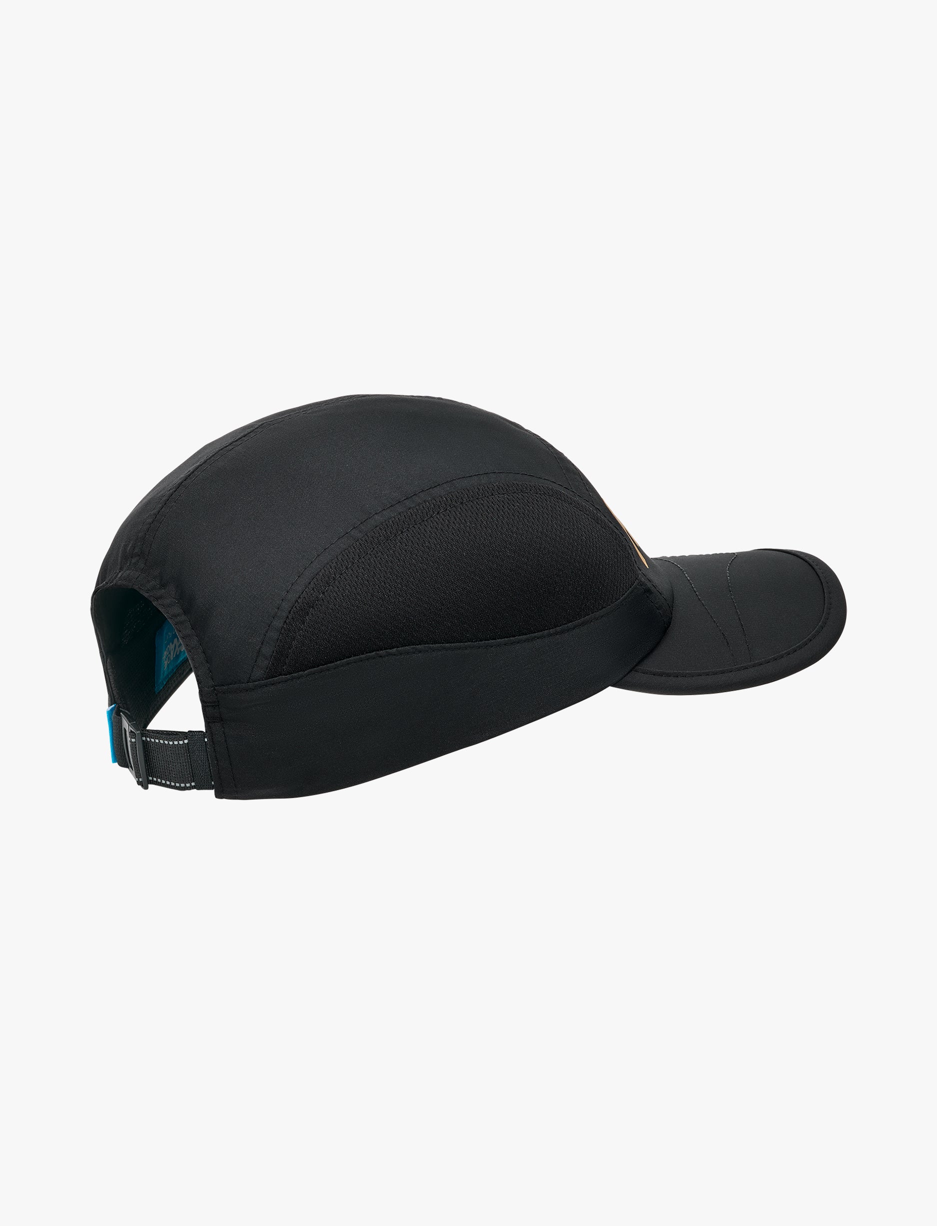 HOKA RUN HAT -  כובע ריצה הוקה בצבע שחור/זהב - Image 3