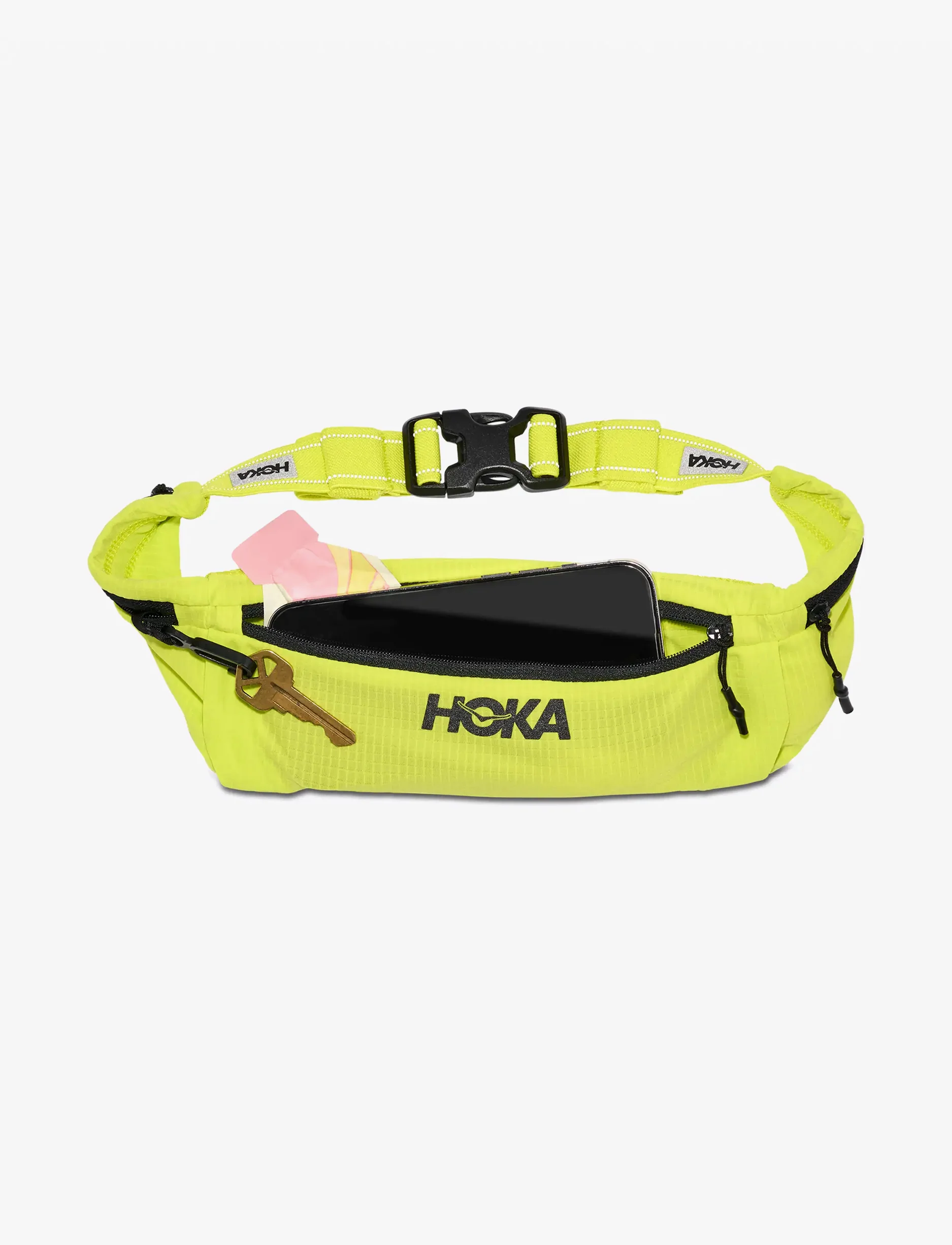 HOKA HOKA RUN BELT - פאוצ' ריצה בצבע סיטרוס - Image 2