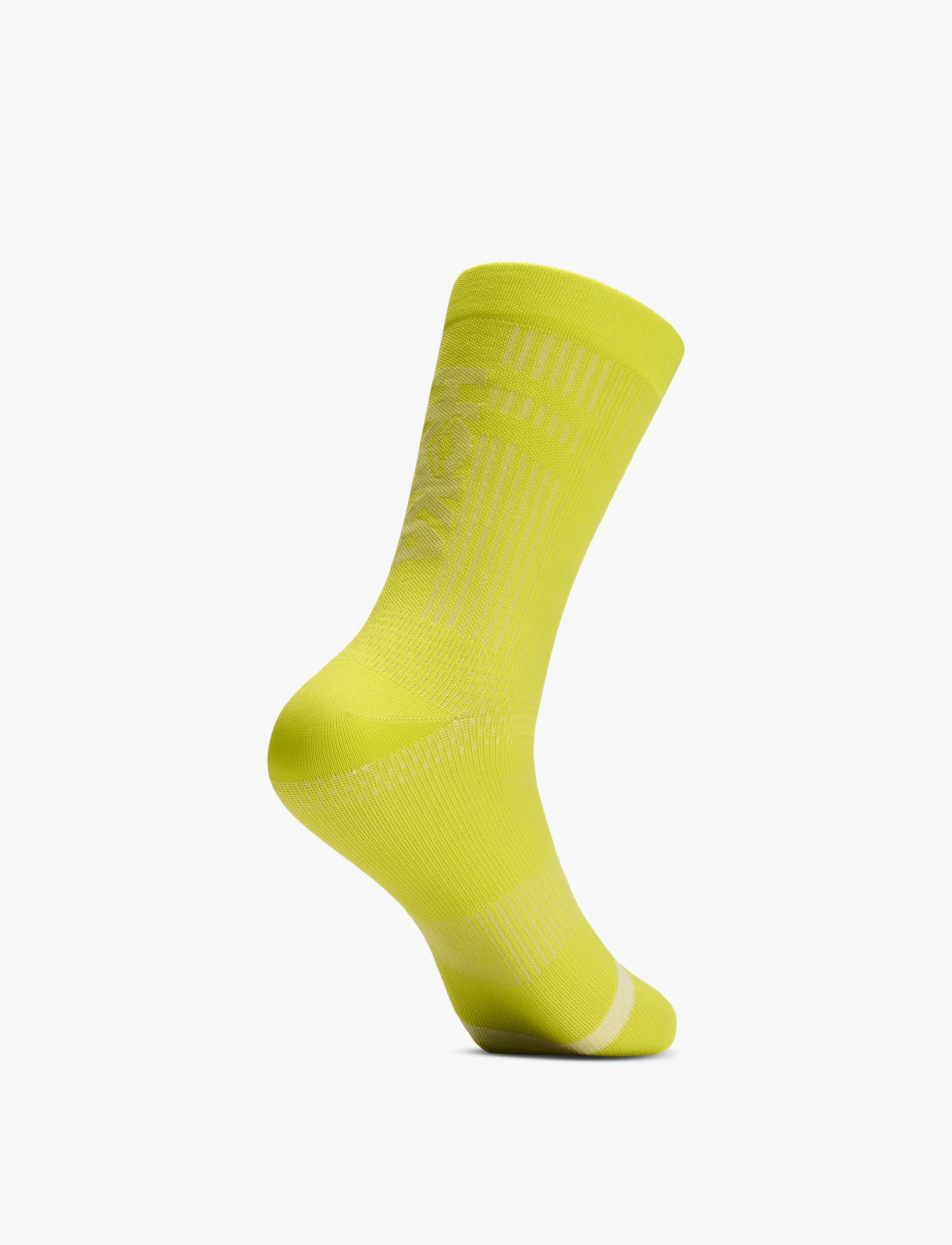 HOKA U TRAIL RUN CREW SOCK - גרבי ריצה בצבע סיטרוס - Image 4