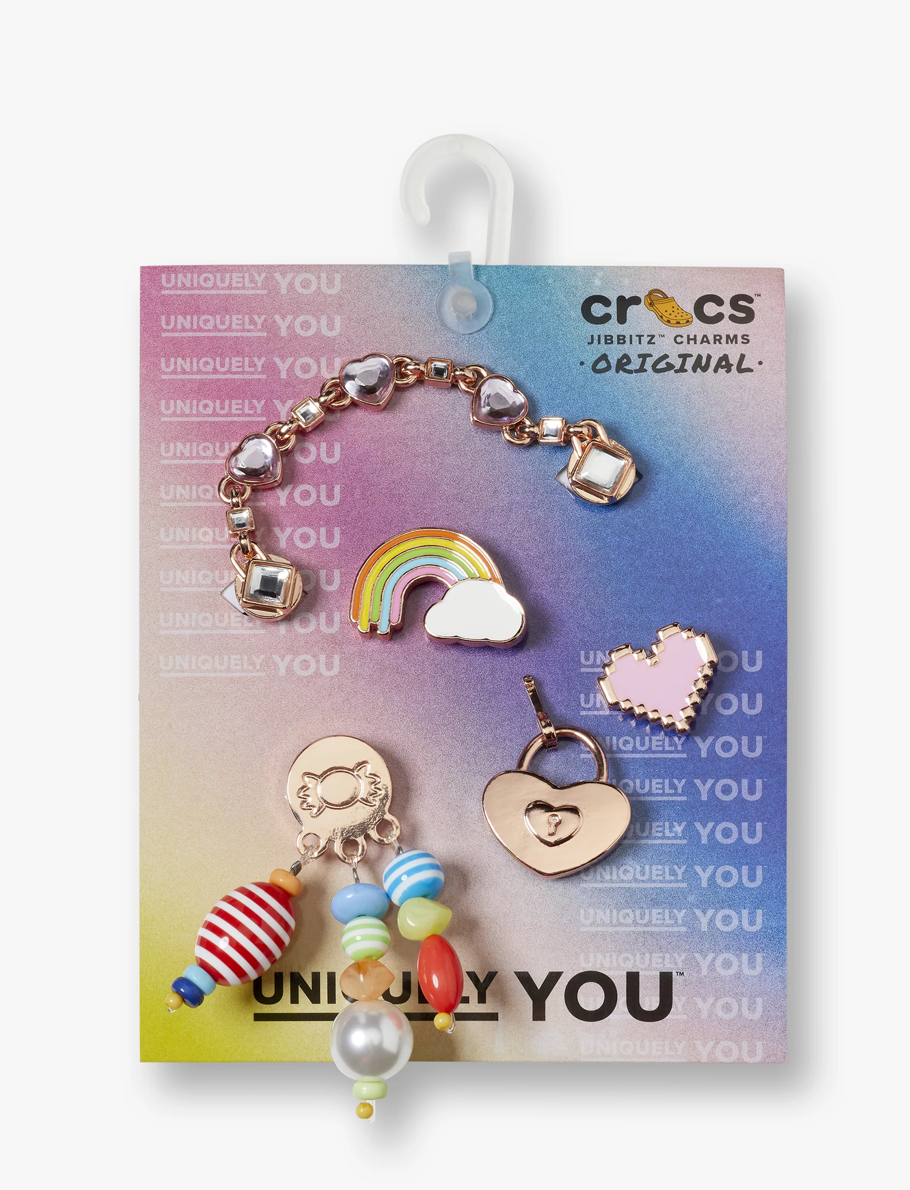Crocs Jibbitz Shine Like a Diamond - מארז 5 ג'יביטים קרוקס - Image 4