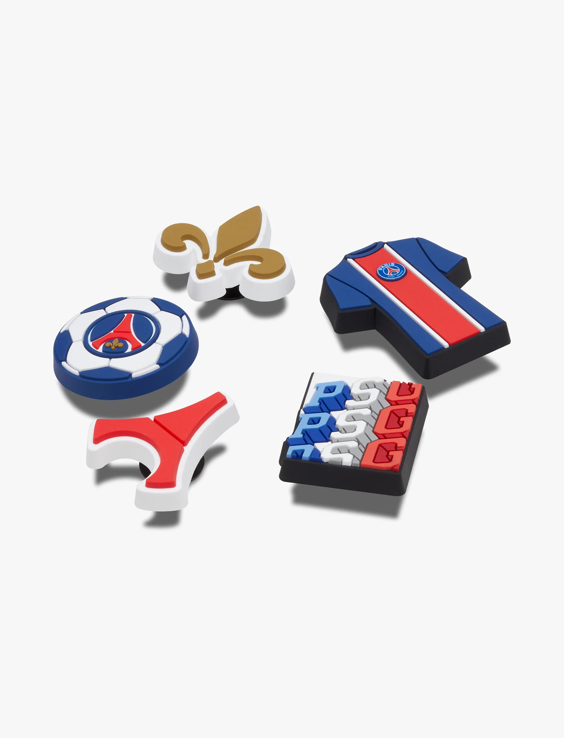 Crocs Jibbitz Paris St Germain - מארז 5 ג'יביטים קרוקס - Image 2